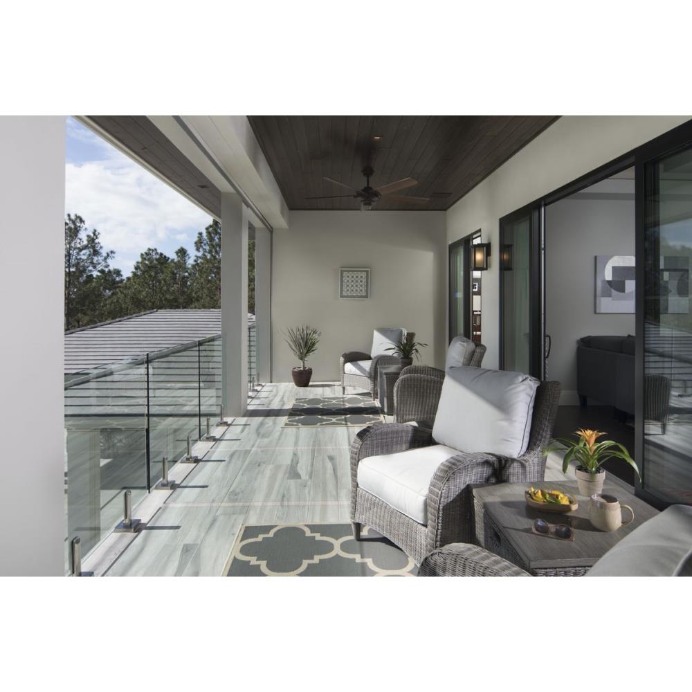 Progress Lighting Endicott 1-Light Outdoor Wall Lantern, Antique Bronze, Linen Glass Shade