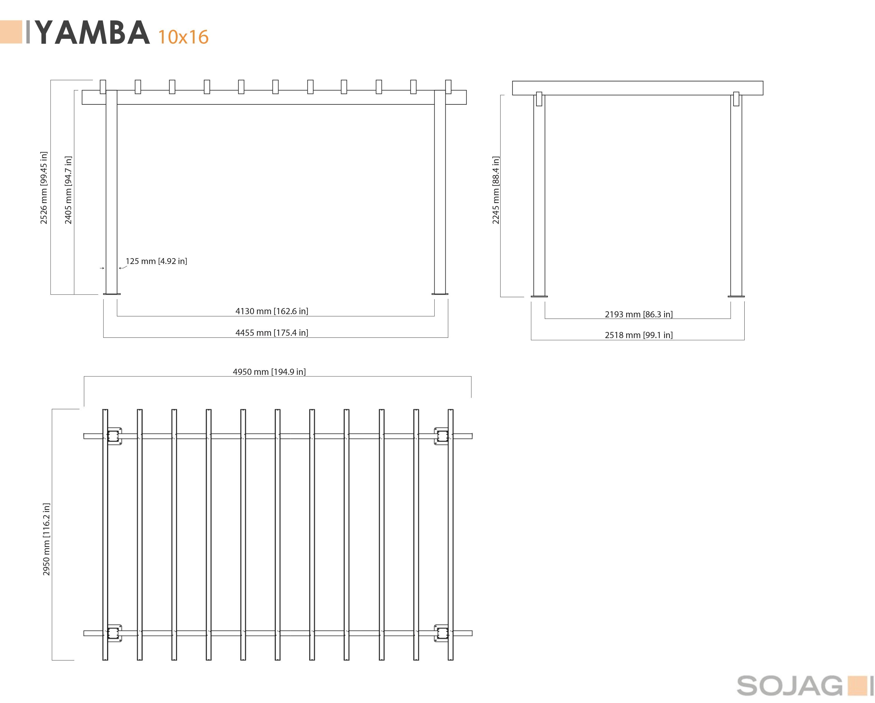 Sojag Metal Pergola