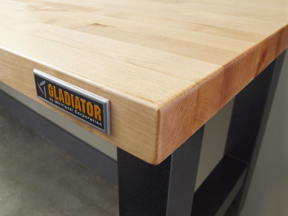 Adjustable Height Hardwood Workbench