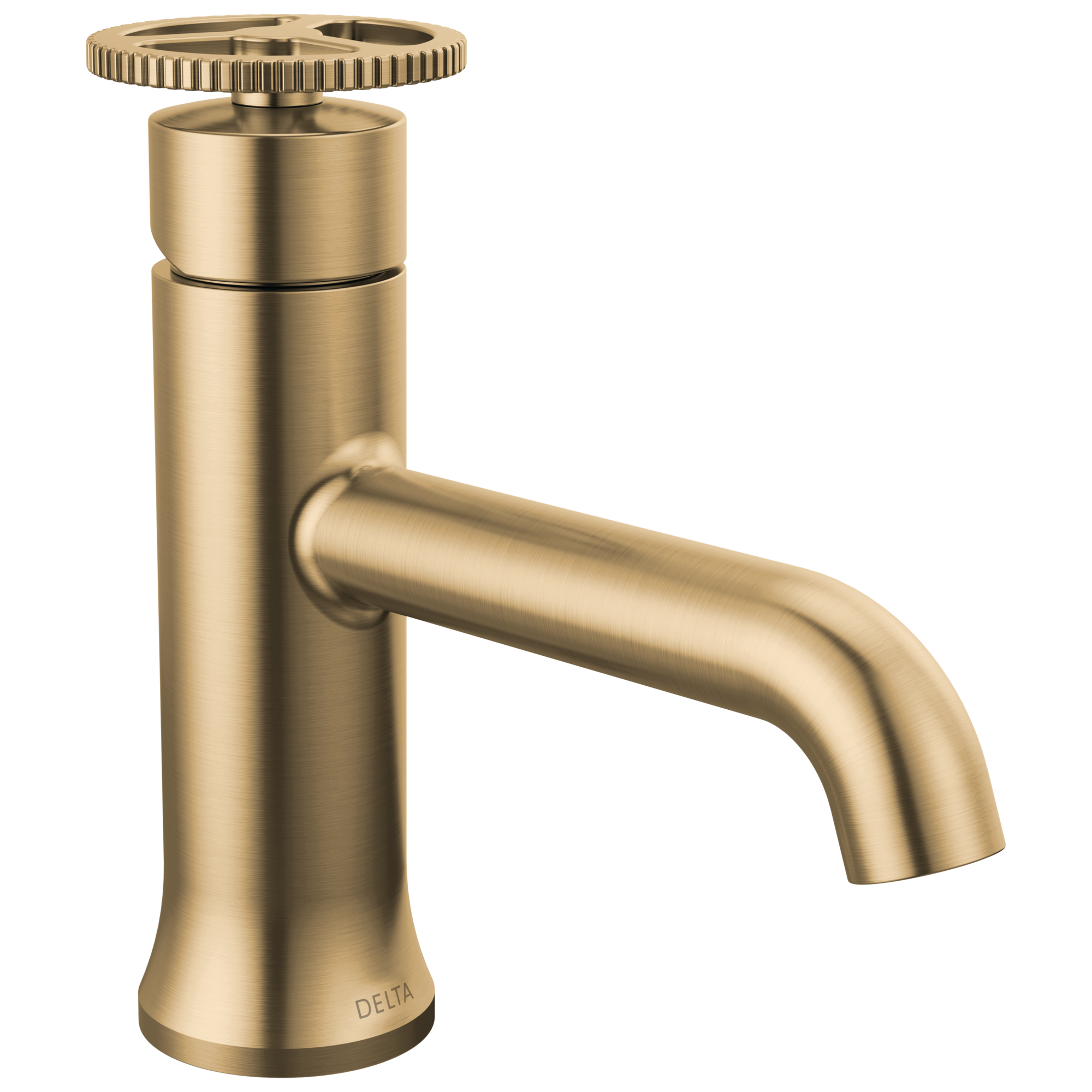 Trinsic Single Hole Bathroom Faucet with Wheel Handle, Single Handle Bathroom Sink Faucet