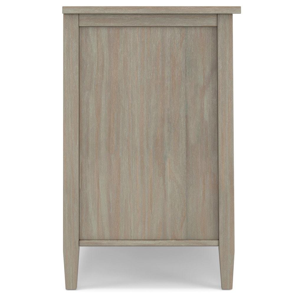 Simpli Home Warm Shaker 47"W Solid Wood TV Stand for TVs up to 55" with 2 Storage Cabinets and 2 Drawers