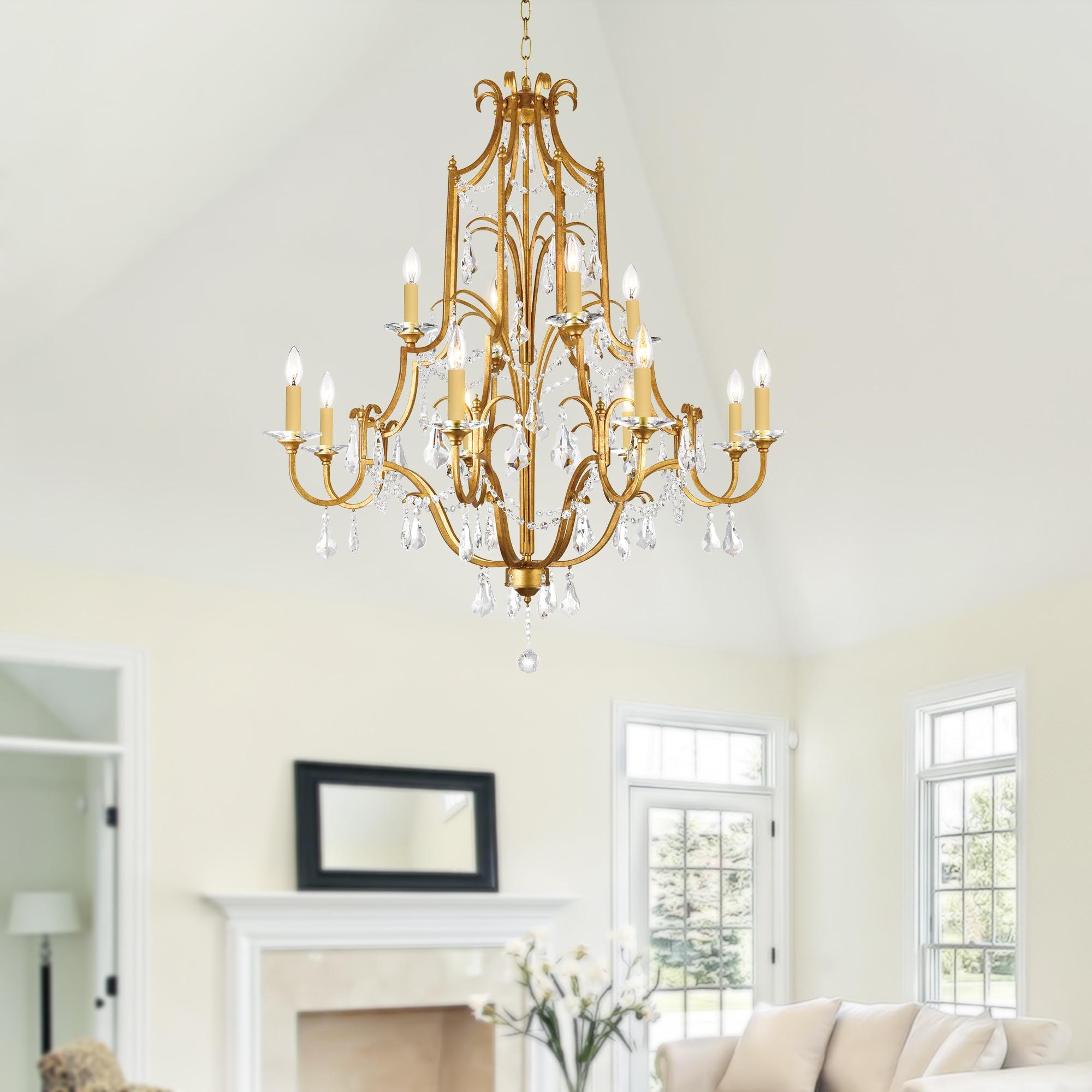 CWI Lighting Electra 12 Light Up Metal Chandelier in Oxidized Bronze