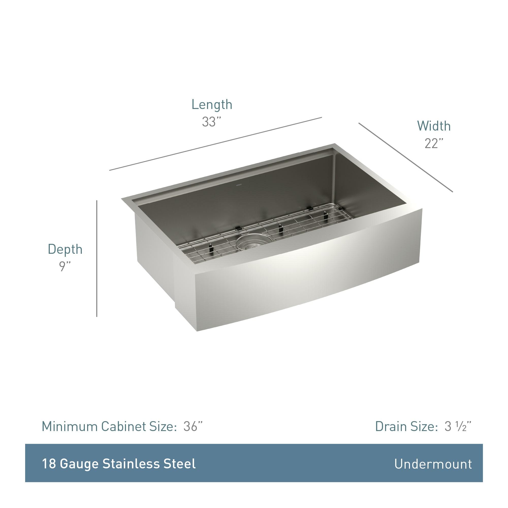 Stainless Steel Farmhouse Single Bowl Workstation Sink with Accessories