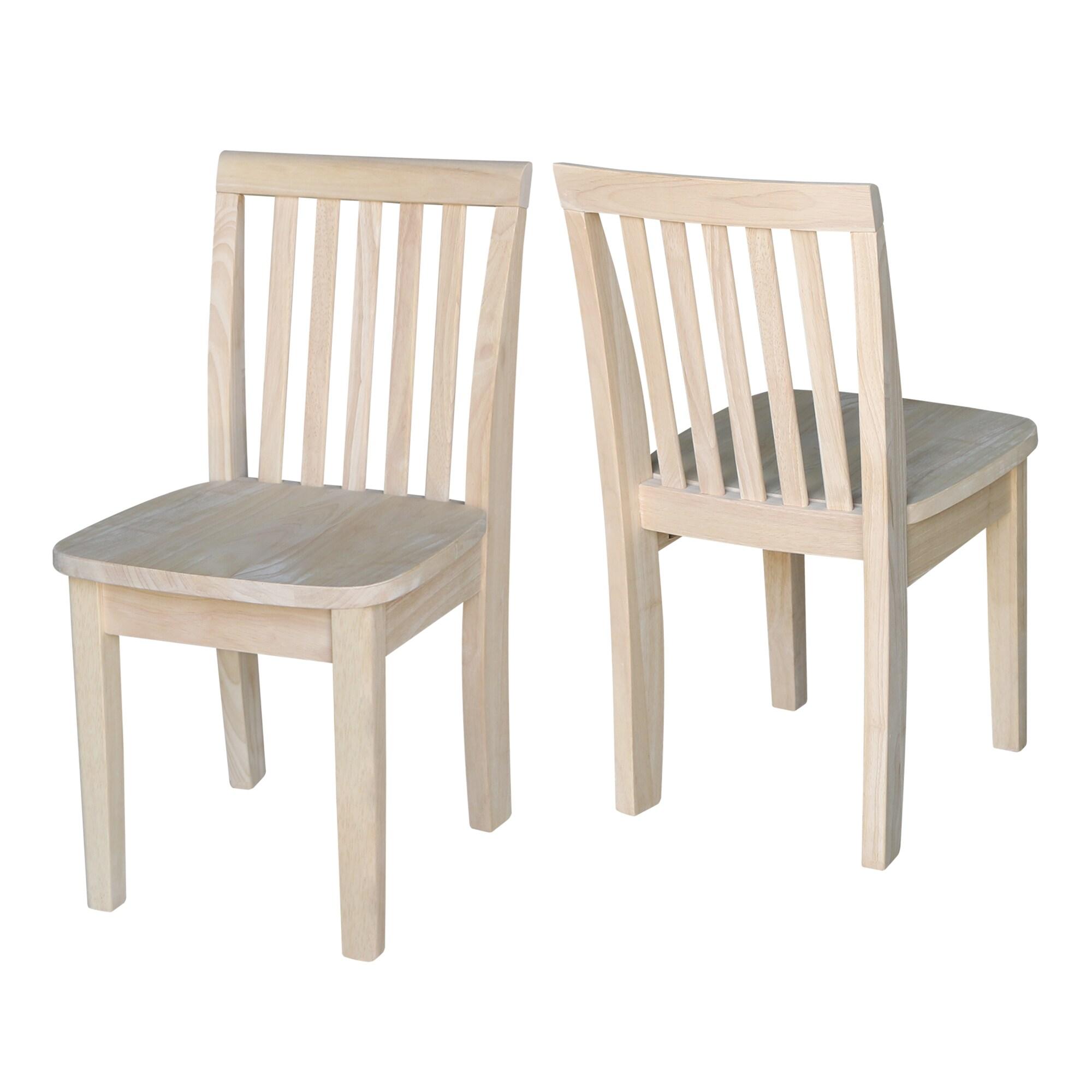 International Concepts Set of Two Mission Juvenile Chairs