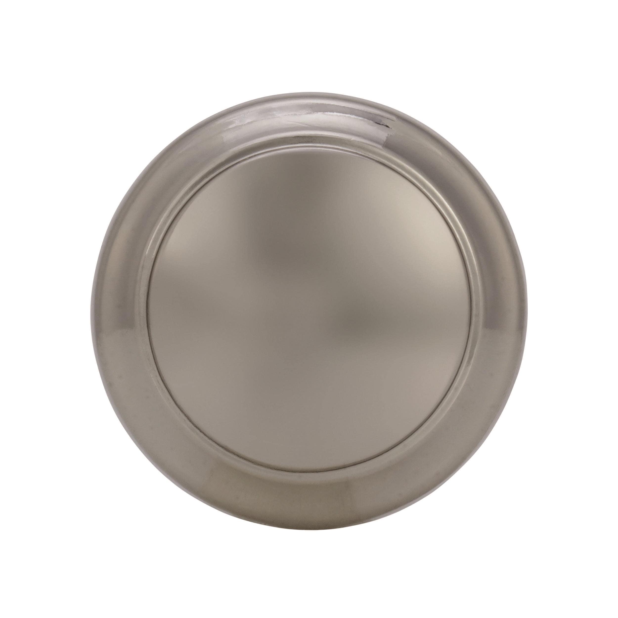 Amerock Highland Ridge 1-3/16 inch (30mm) Diameter Polished Nickel Cabinet Knob