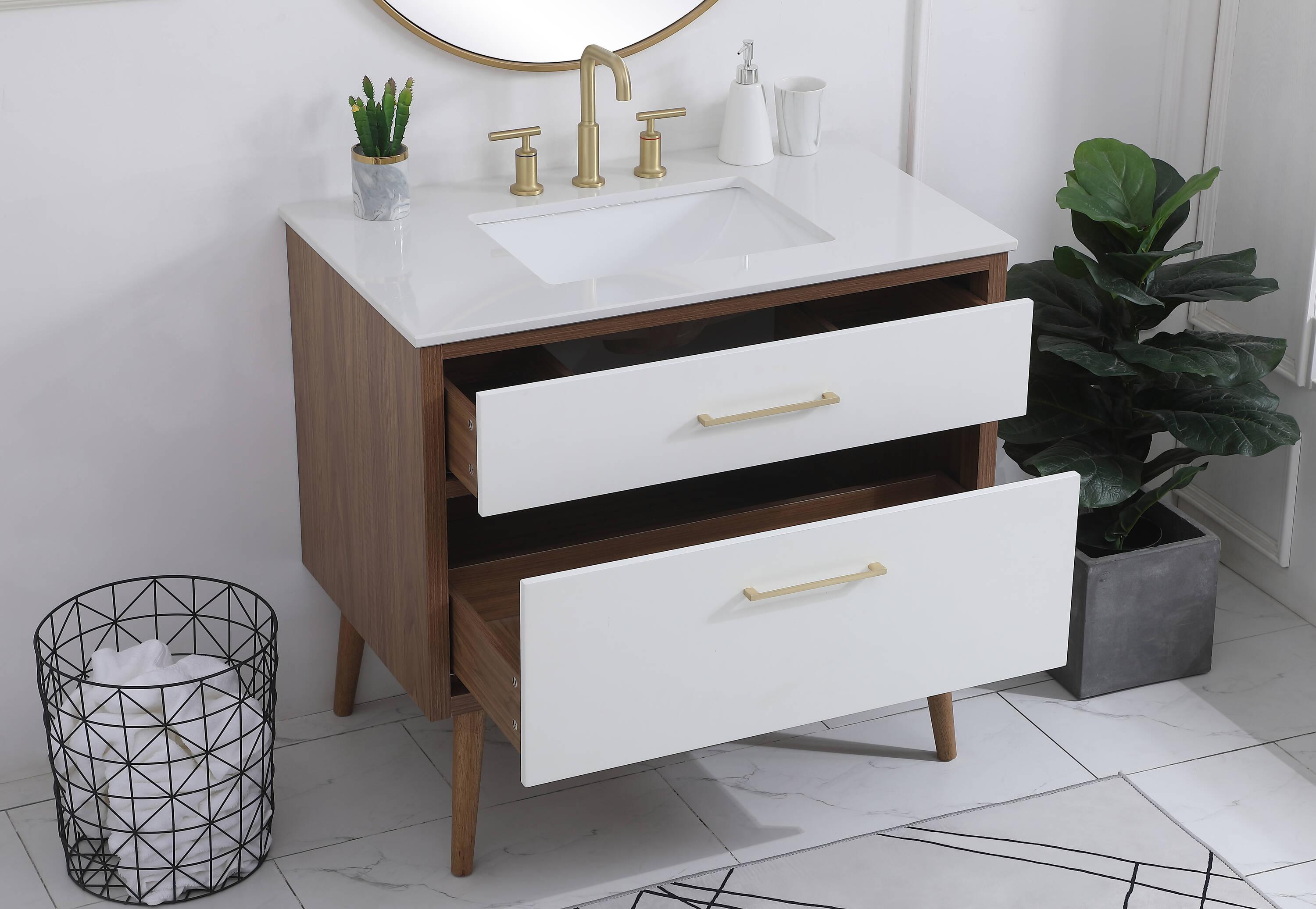 Elegant Kitchen and Bath Elegant Kitchen and Bath 36 Inch Bathroom Vanity