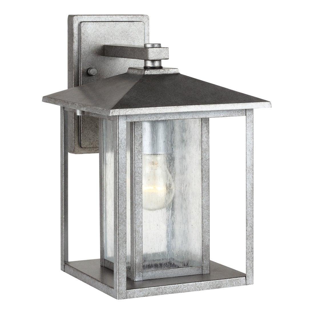 88027-57 Hunnington Outdoor Wall Lantern Outside Fixture, One - Light, Weathered Pewter