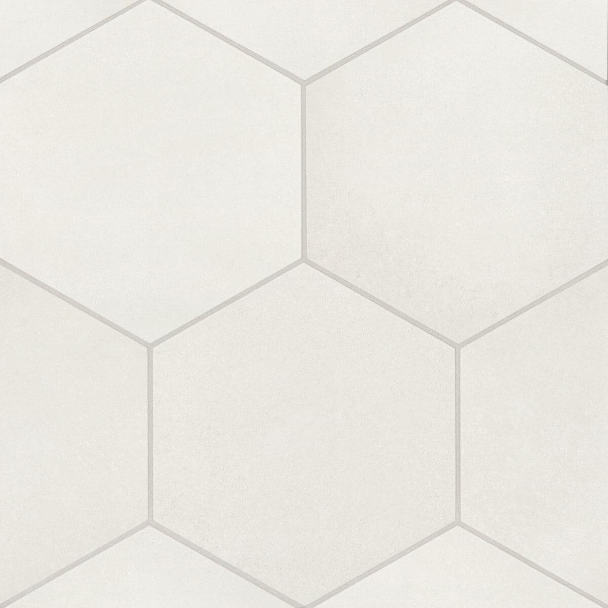 Makoto 18 Pieces - Matte Hexagon Porcelain Tile