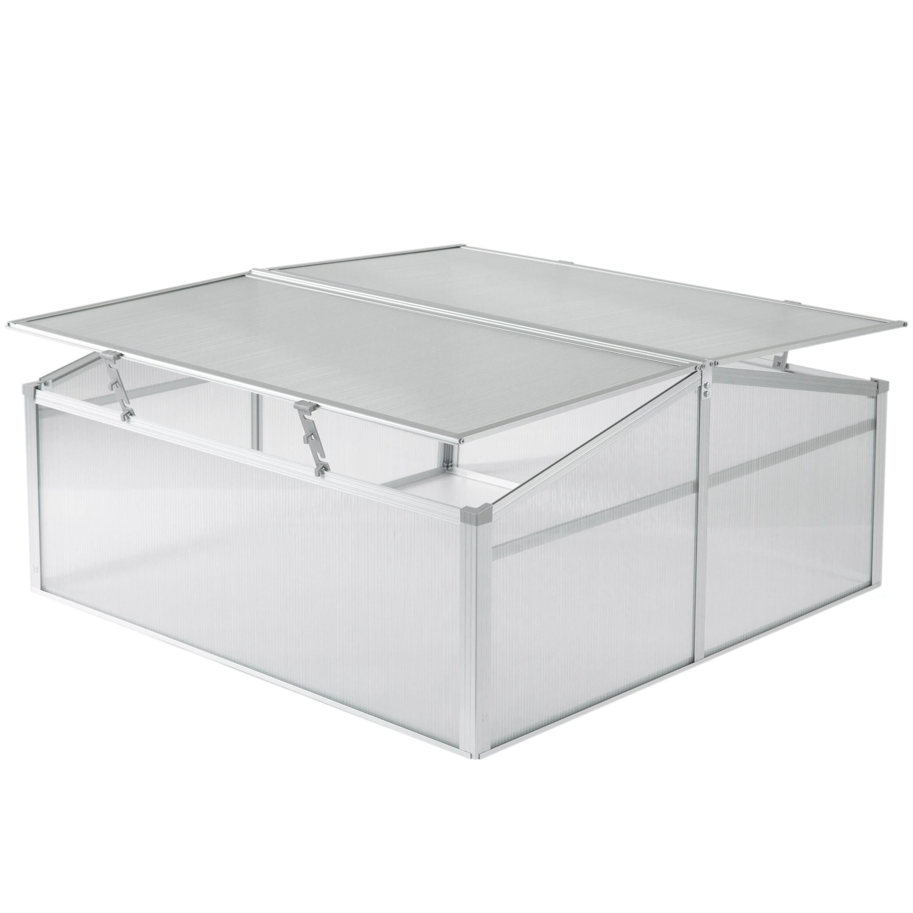 Gardenised 39.37" W x 39.37" D Mini Greenhouse