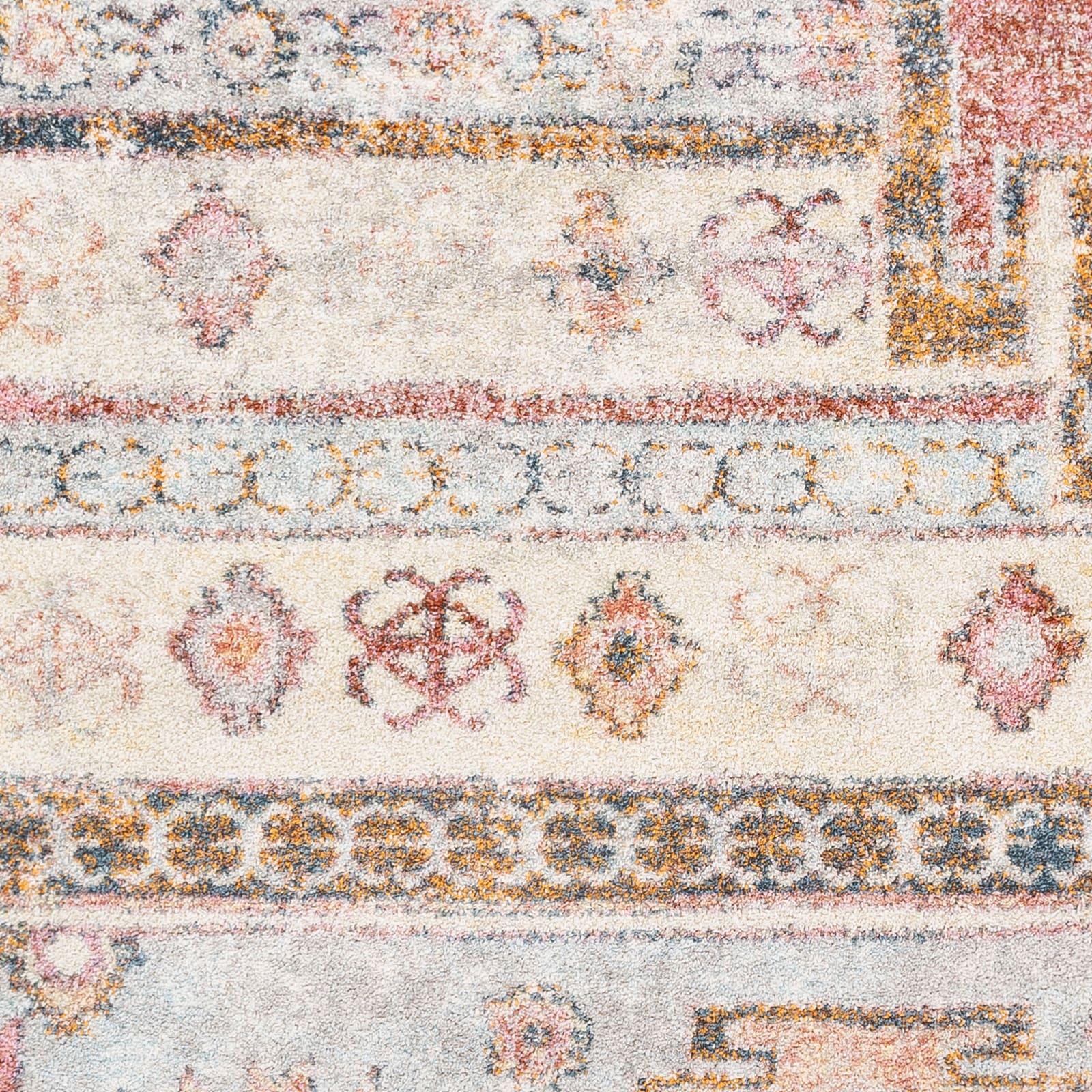 Livabliss New Mexico Vintage Medallion Area Rug,5'3" x 7'3",Khaki