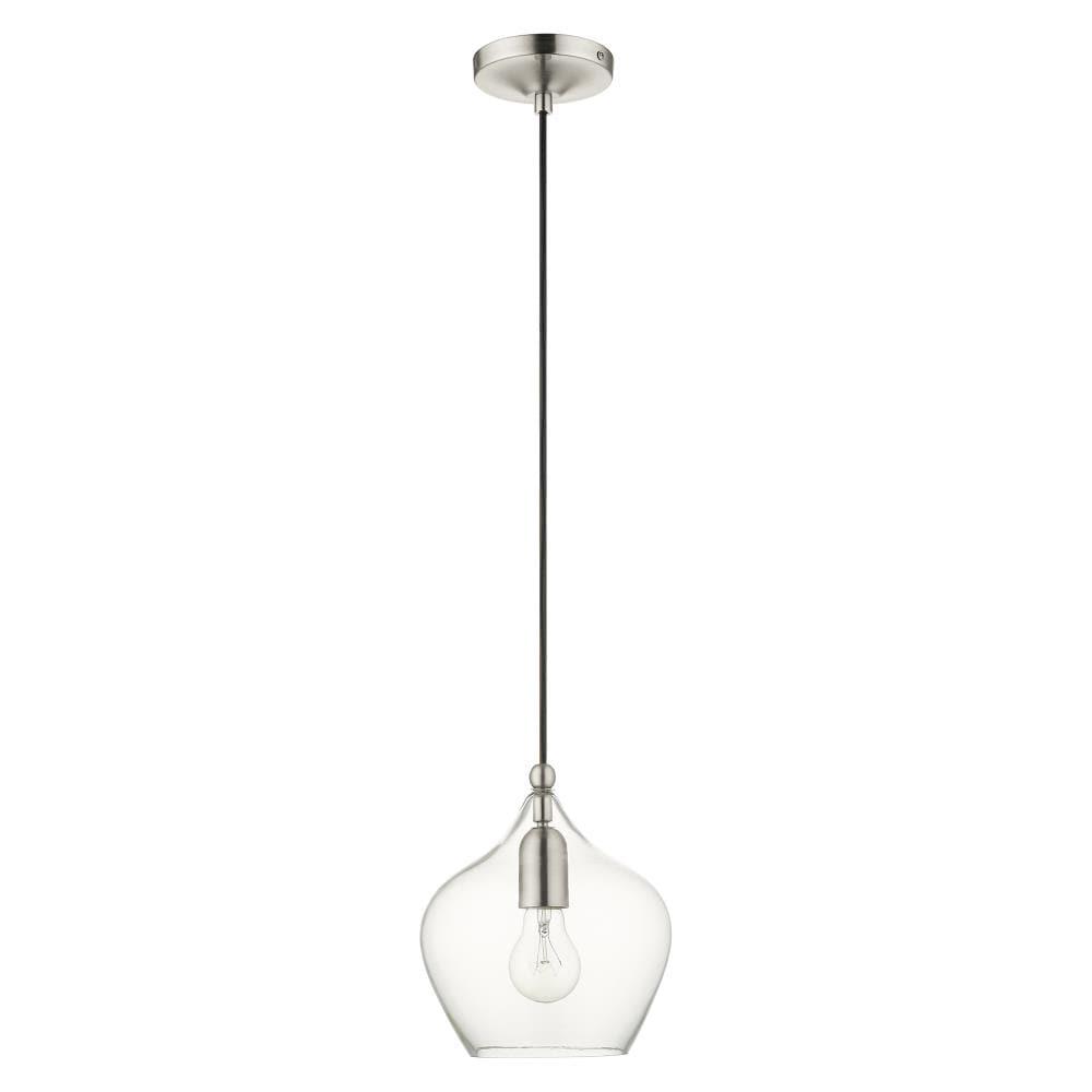 Livex Lighting Pendants 1 - Light Pendant in  Brushed Nickel