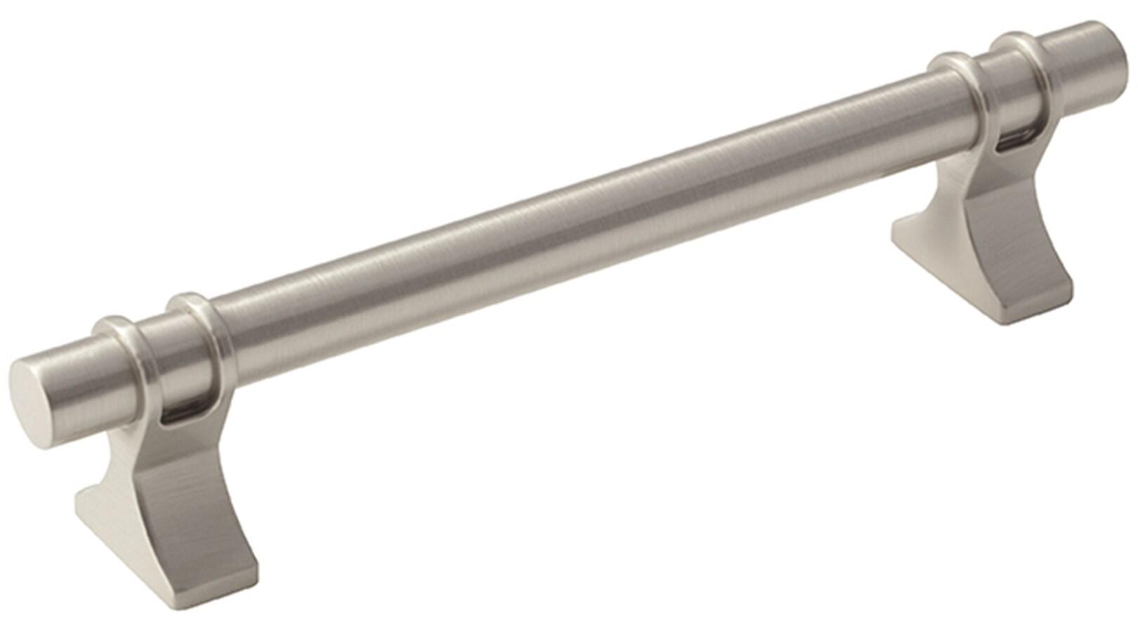 Amerock Davenport 5-1/16 inch (128mm) Center-to-Center Satin Nickel Cabinet Pull