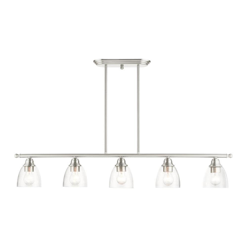 Livex Lighting Montgomery 5 - Light Chandelier in  Brushed Nickel