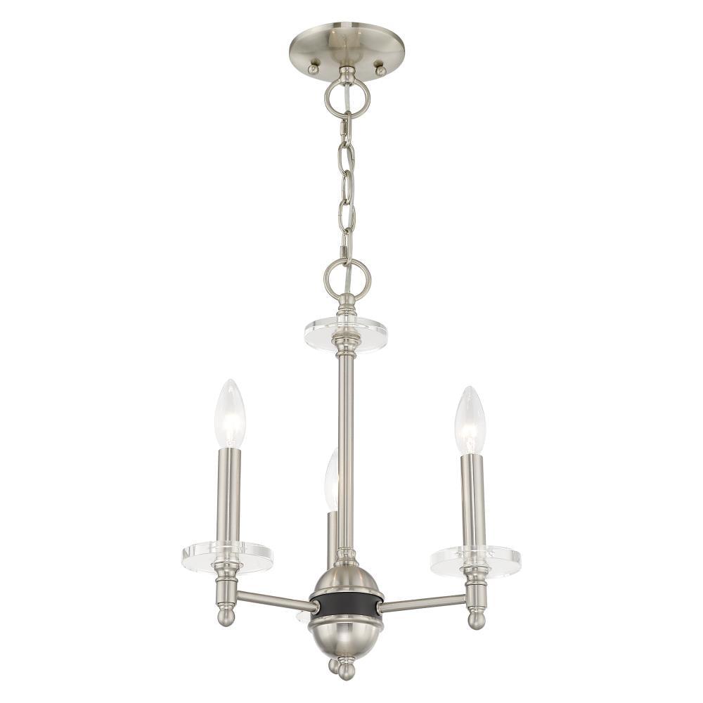 Livex Lighting Bennington 3 - Light Chandelier in  Brushed Nickel