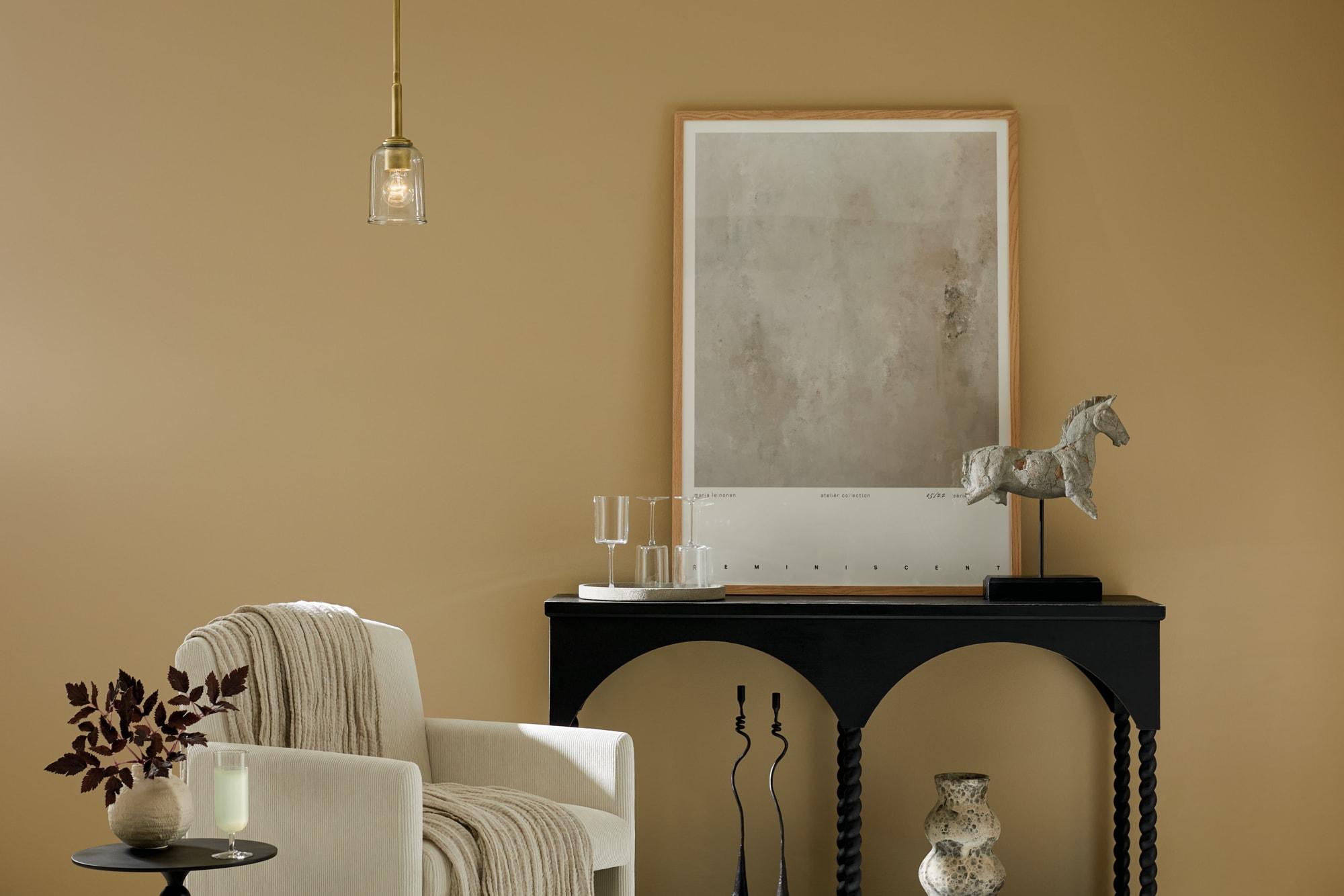 Kichler 43674 Shailene 5" Wide Mini Pendant - Natural Brass / Clear