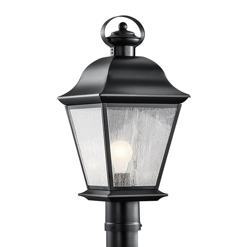 Kichler Lighting Mount Vernon 1 - Light Post Light in  Black