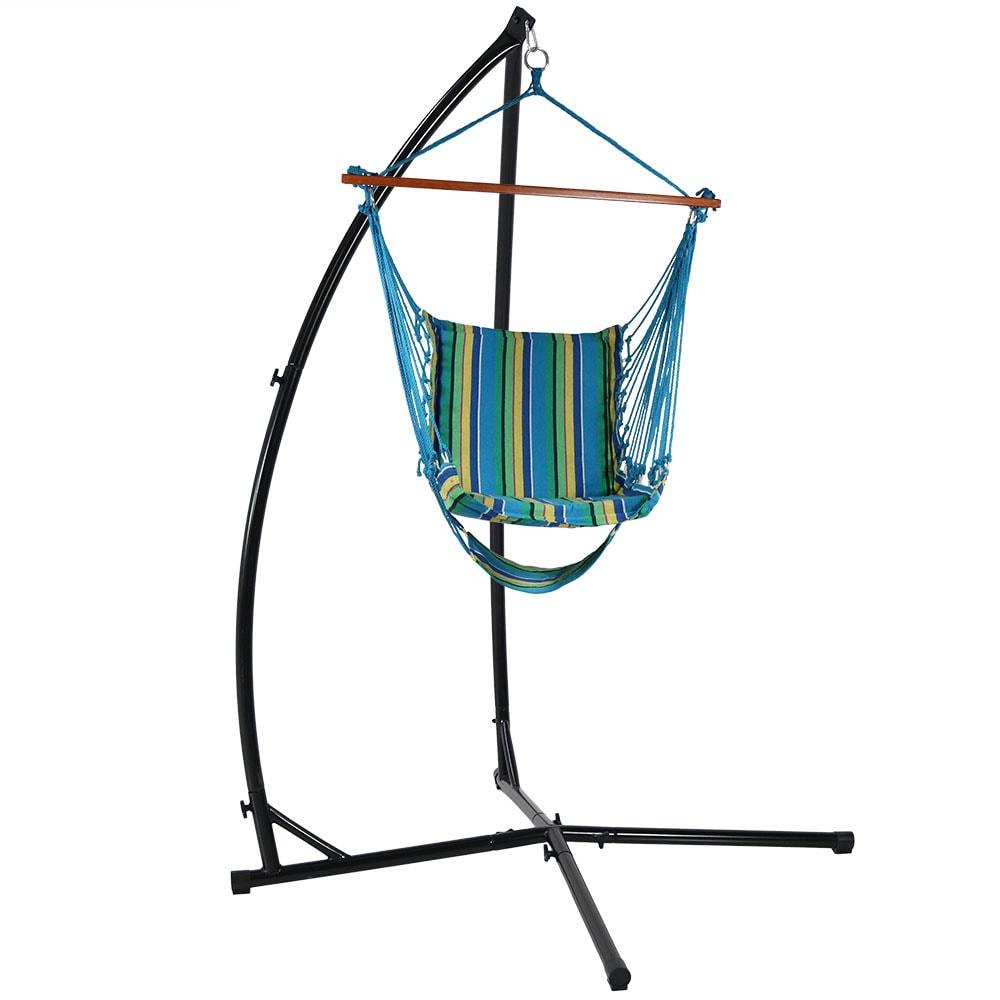 Sunnydaze Durable Outdoor Metal X-Stand Only for Hanging Hammock Chair - 250 lb Weight Capacity