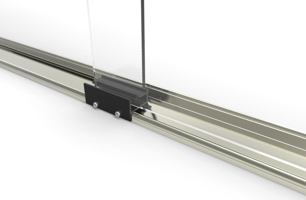 Rotolo 60" W x 70" H Semi-Frameless Shower Door
