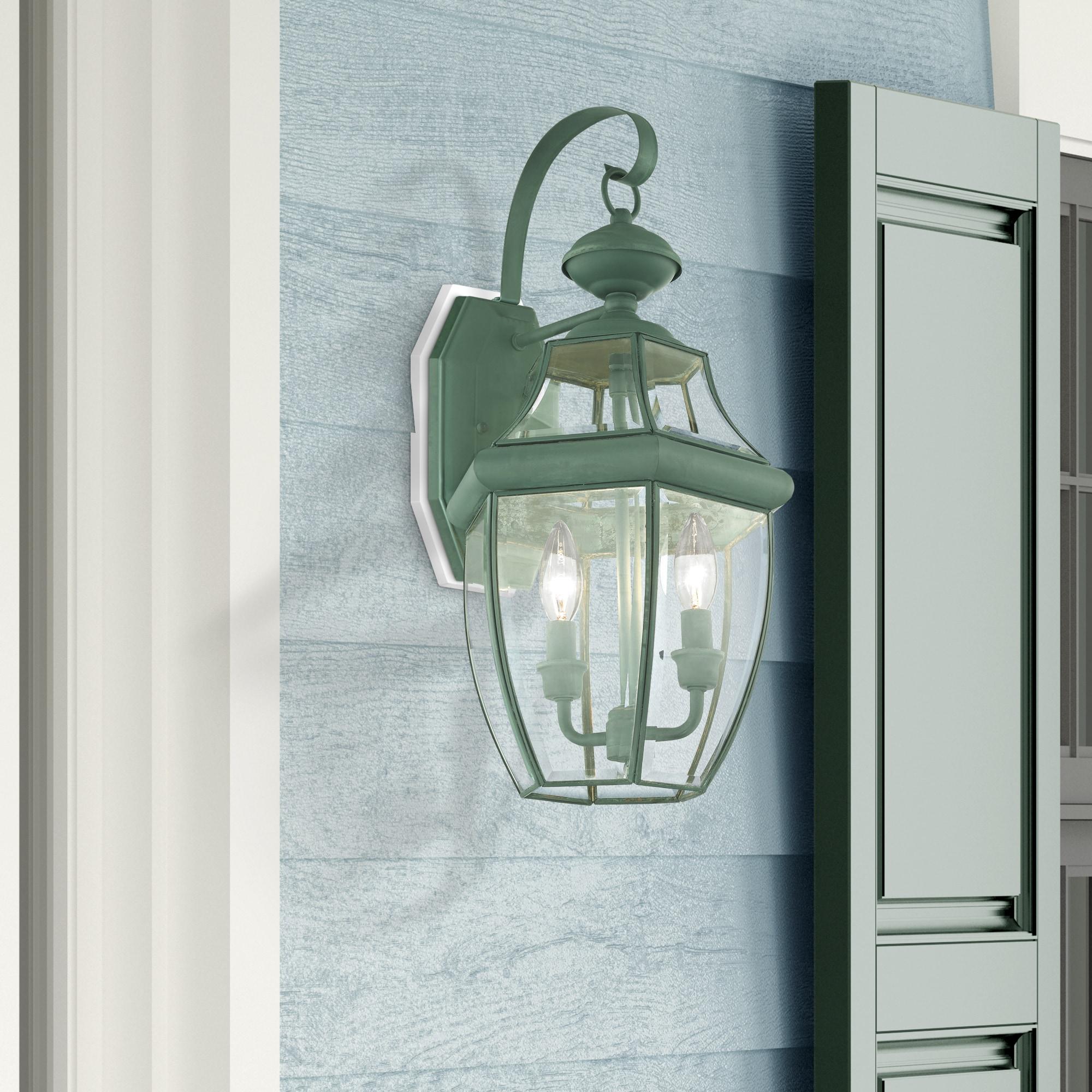 Livex Lighting Monterey 2 - Light Wall Light in  Verdigris