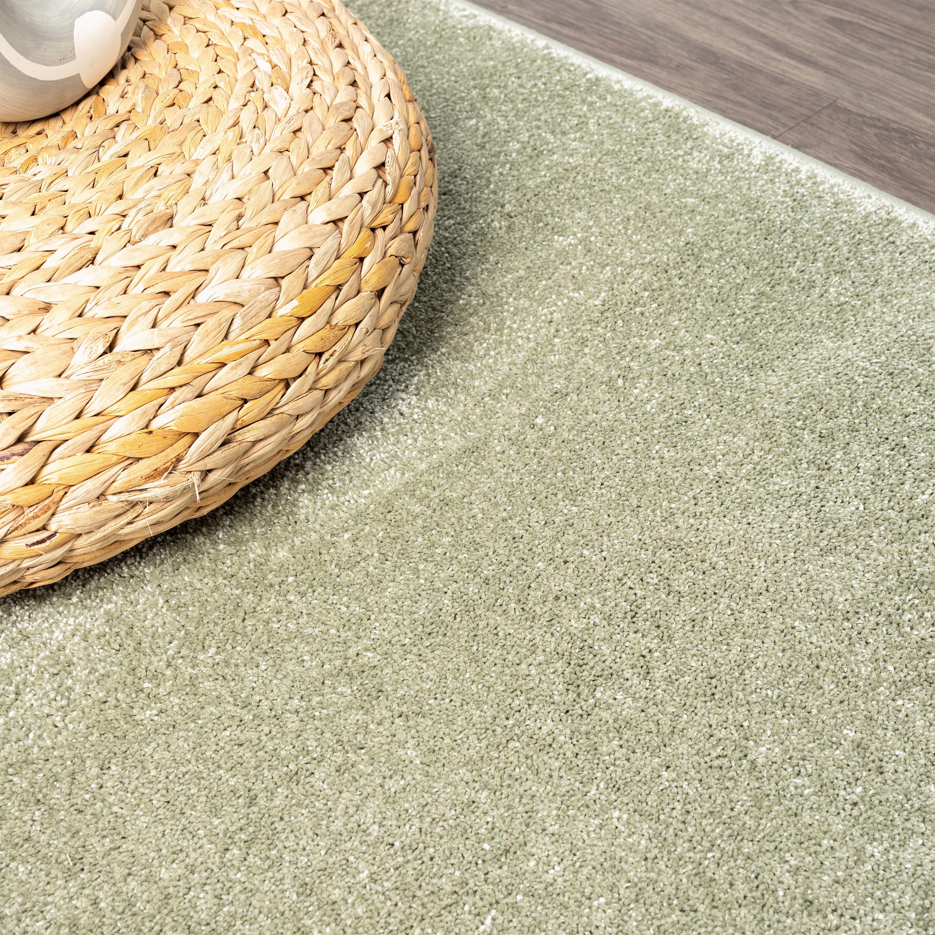 Haze Solid Low-Pile Indoor Area Rug - JONATHAN Y