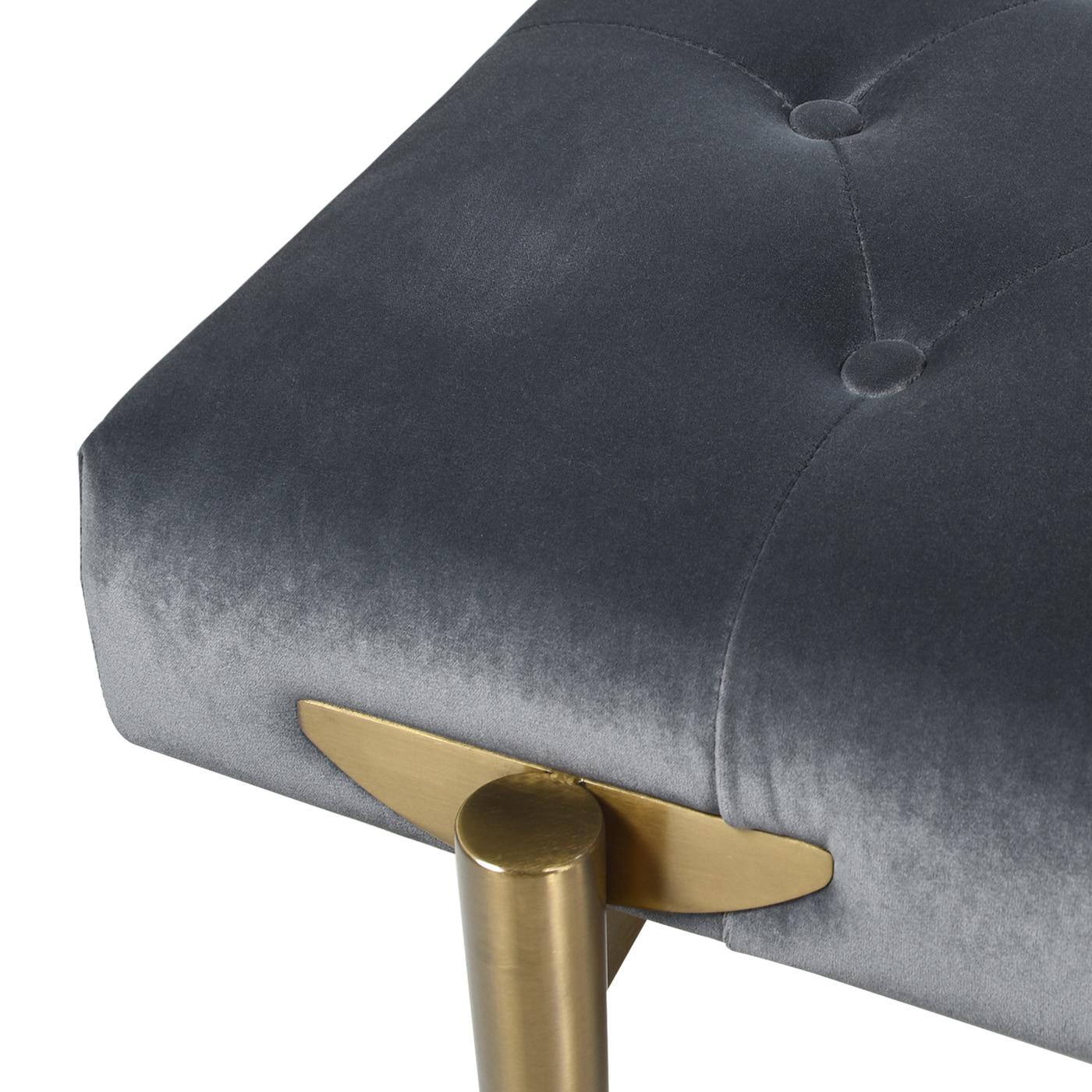 Velvet Upholstered Bench