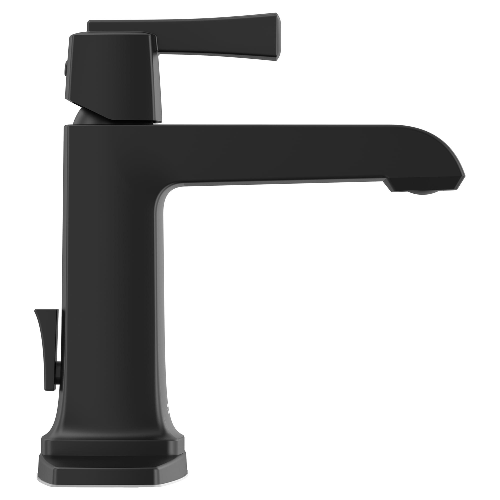 American Standard 7353101.243 Townsend Single Hole Bathroom Faucet with Single Handle, Brass, Matte Black