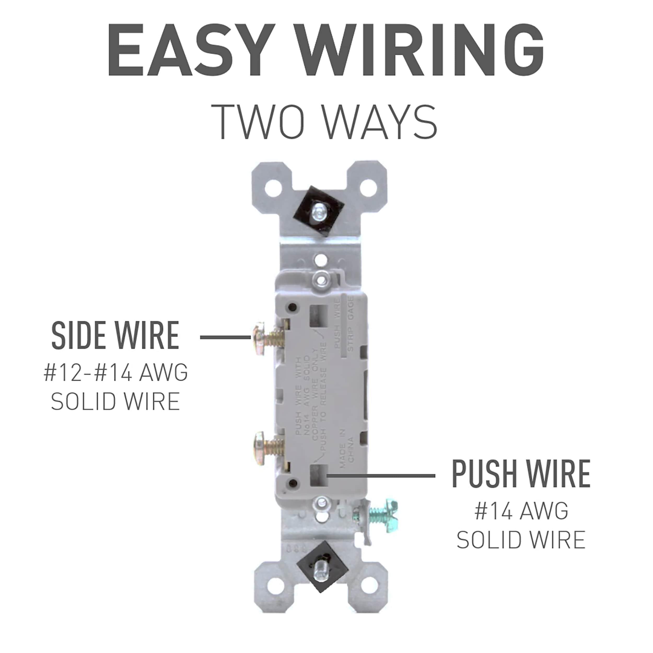 PASS & SEYMOUR 660WG 15A WHT SP Tog Switch