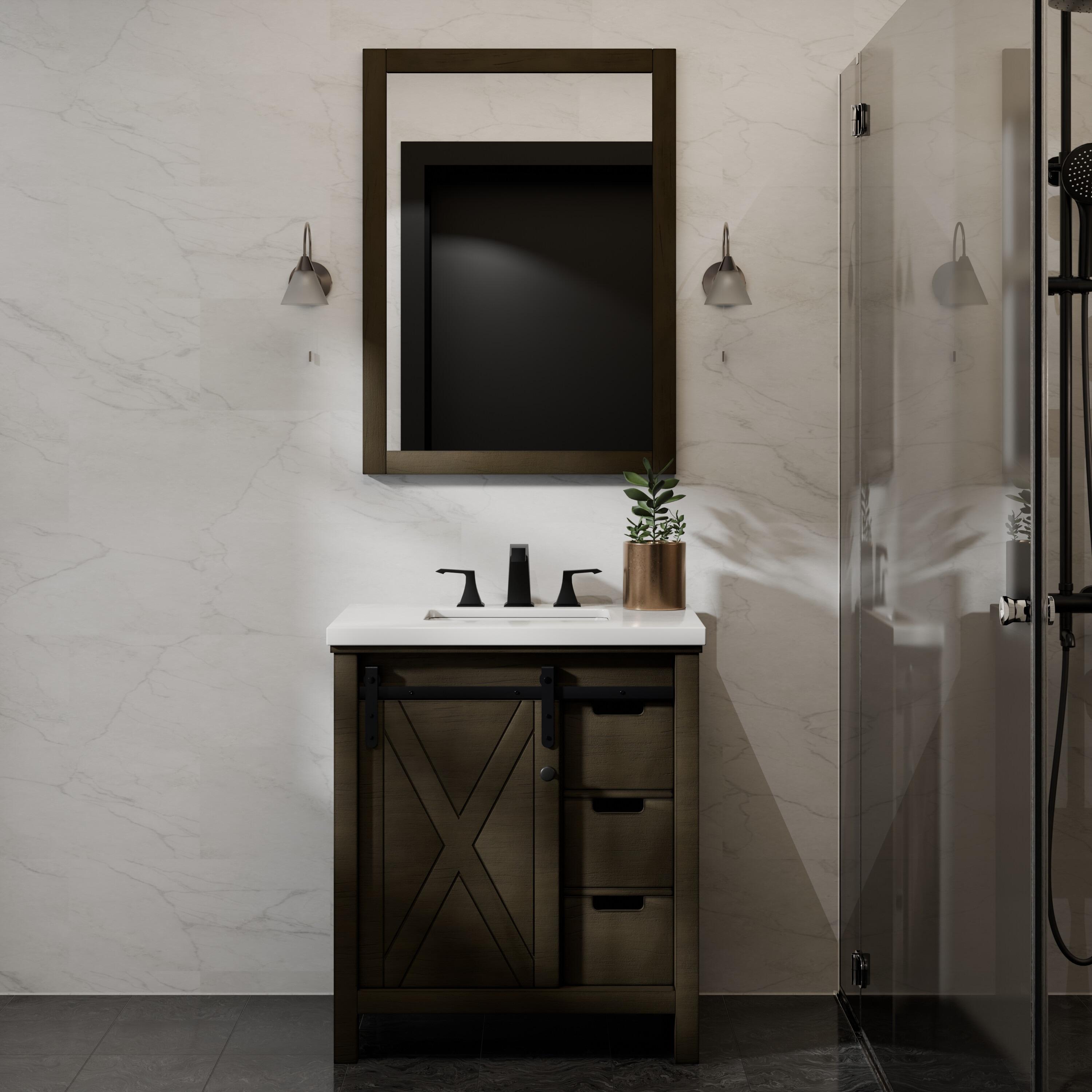Lexora Marsyas 30 in W x 22 in D Single Bath Vanity