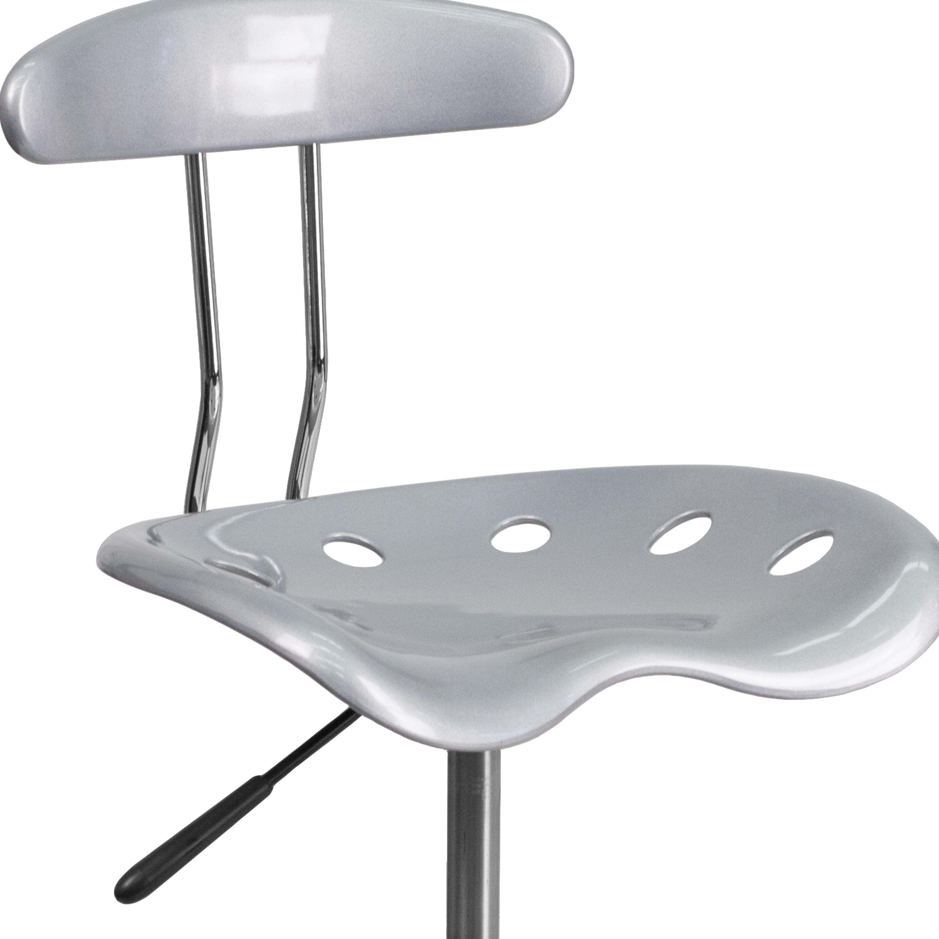 Flash Furniture Bonavant Adjustable Swivel Chair for Desk and Office with Tractor Seat
