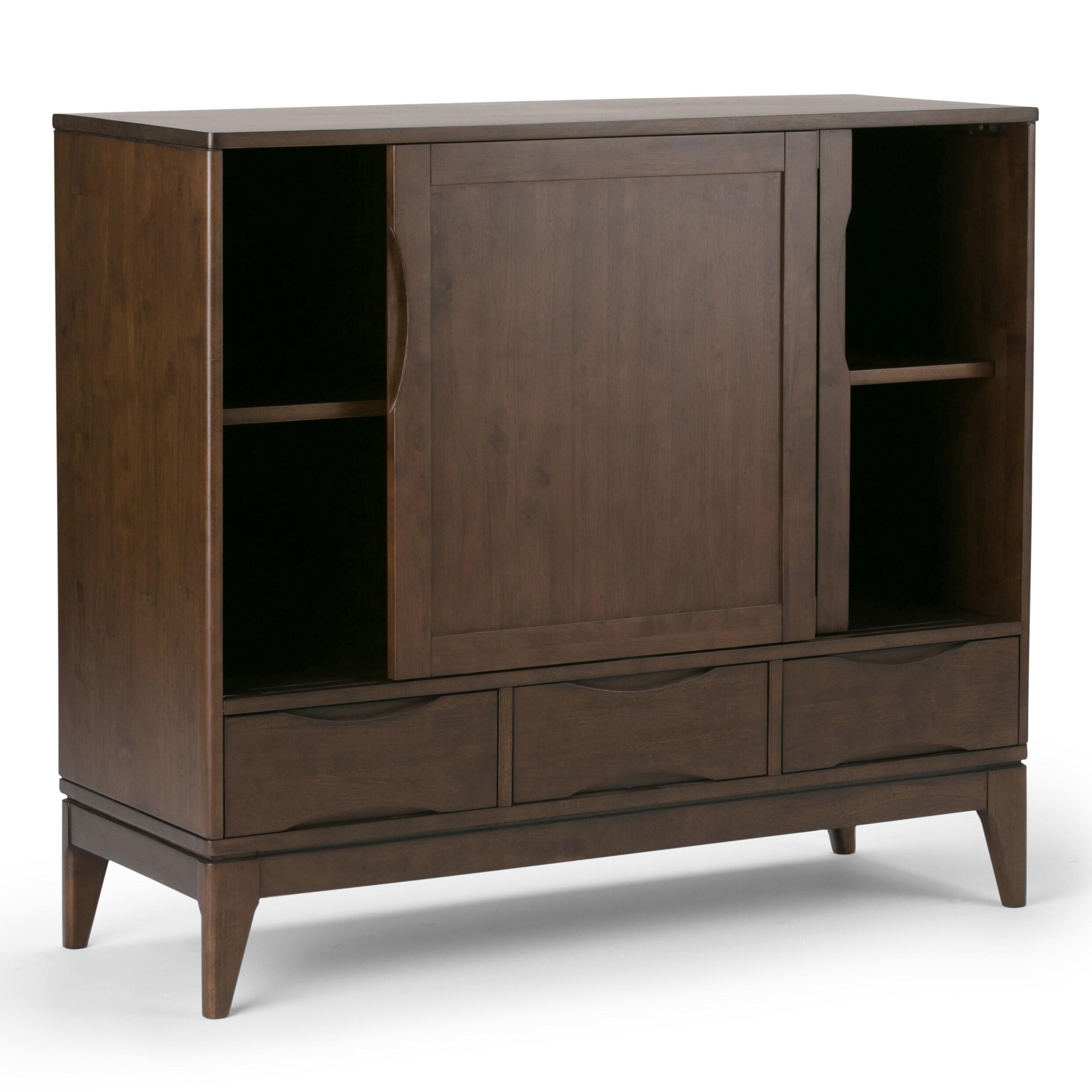 Harper Solid Wood Accent Cabinet