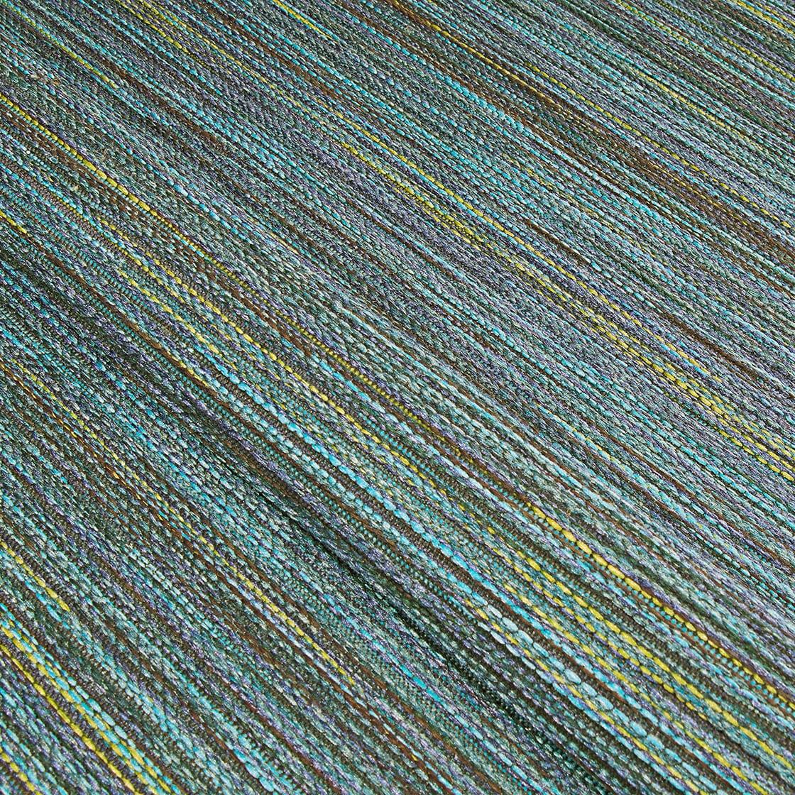 Couristan Cape Hinsdale Indoor / Outdoor Area Rug, Teal-Cobalt, 5'3" x 7'6"