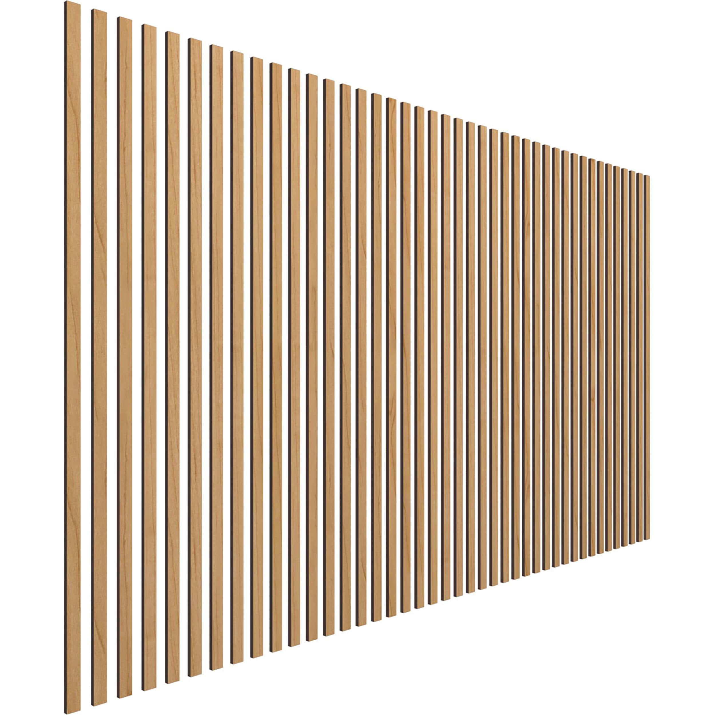 Adjustable Wood Slat Wall Panel Kit