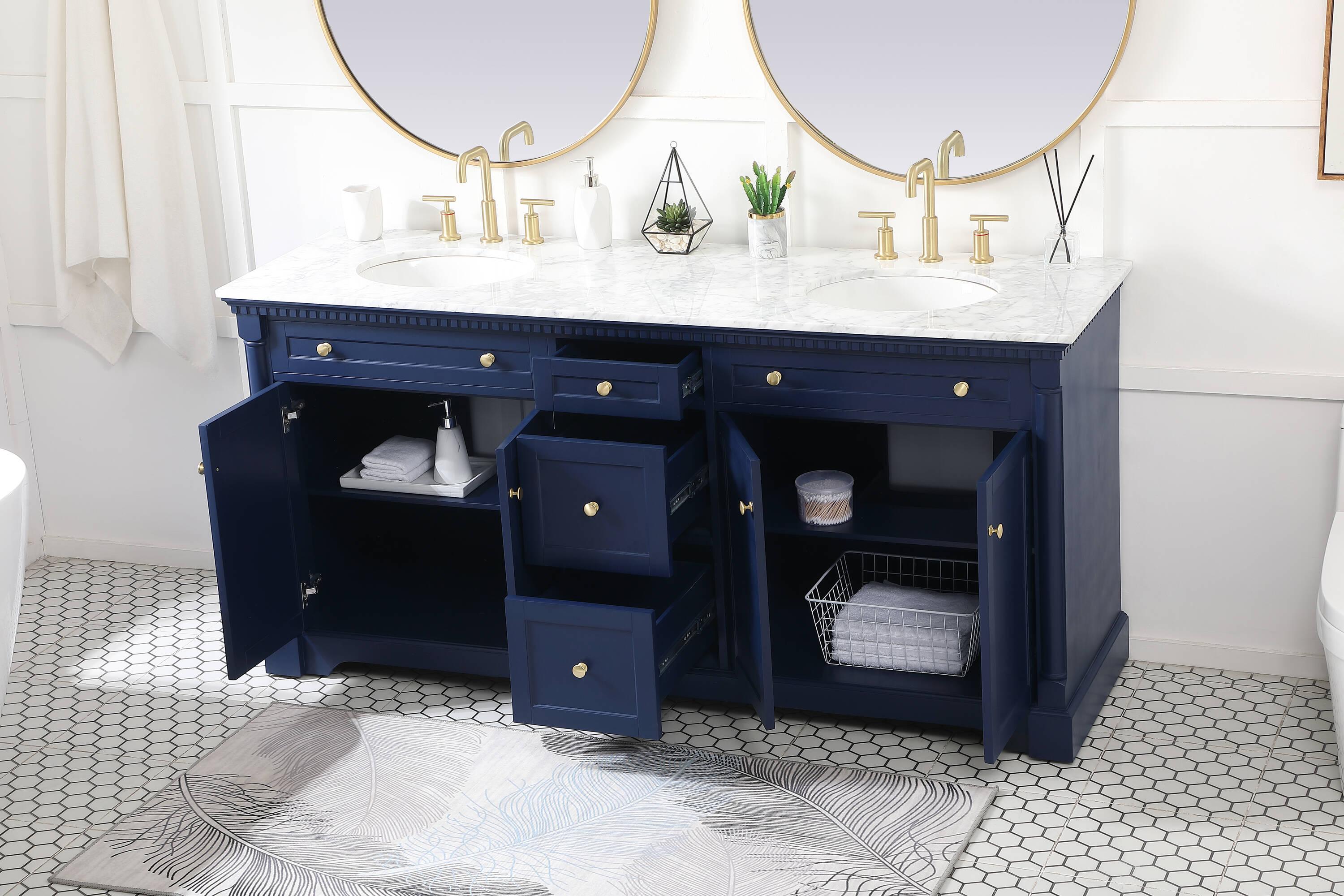 Elegant Kitchen and Bath Elegant Kitchen and Bath Double Bathroom Vanity