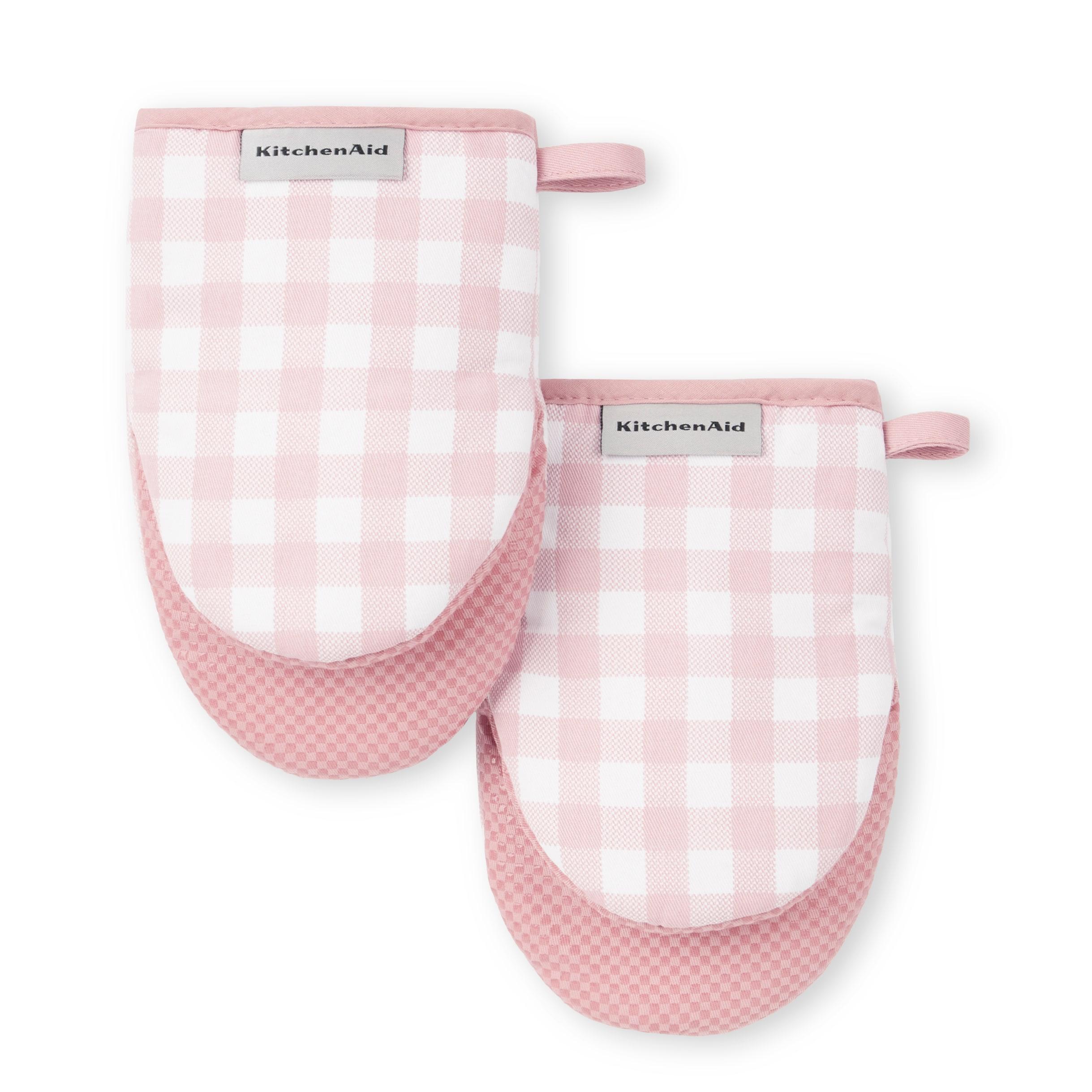 KitchenAid Gingham Mini Oven Mitt 2-Pack Set (Set of 2)