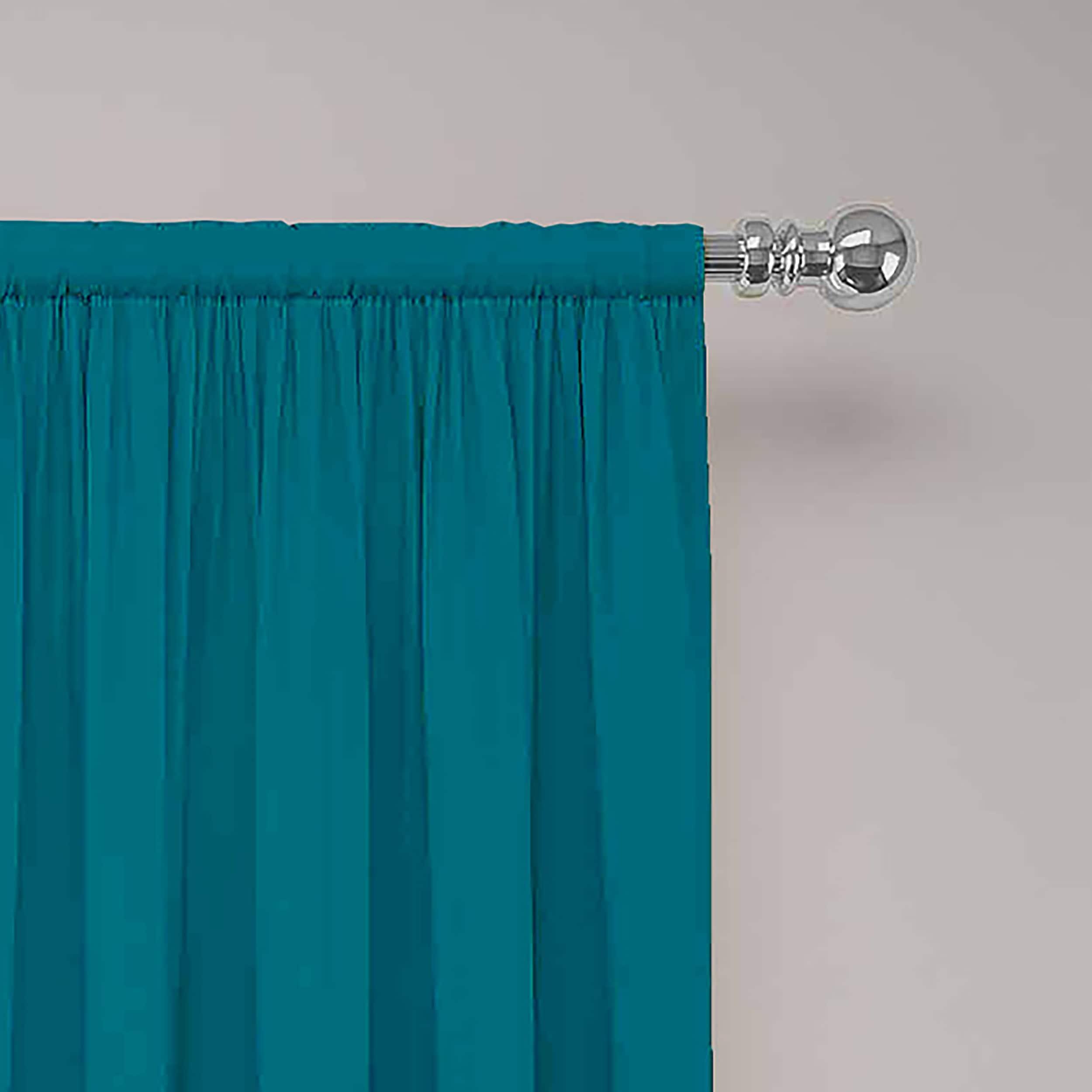 Eclipse Cadenza Microfiber Rod Pocket Panel Pair (2 Panels) (Set of 2)