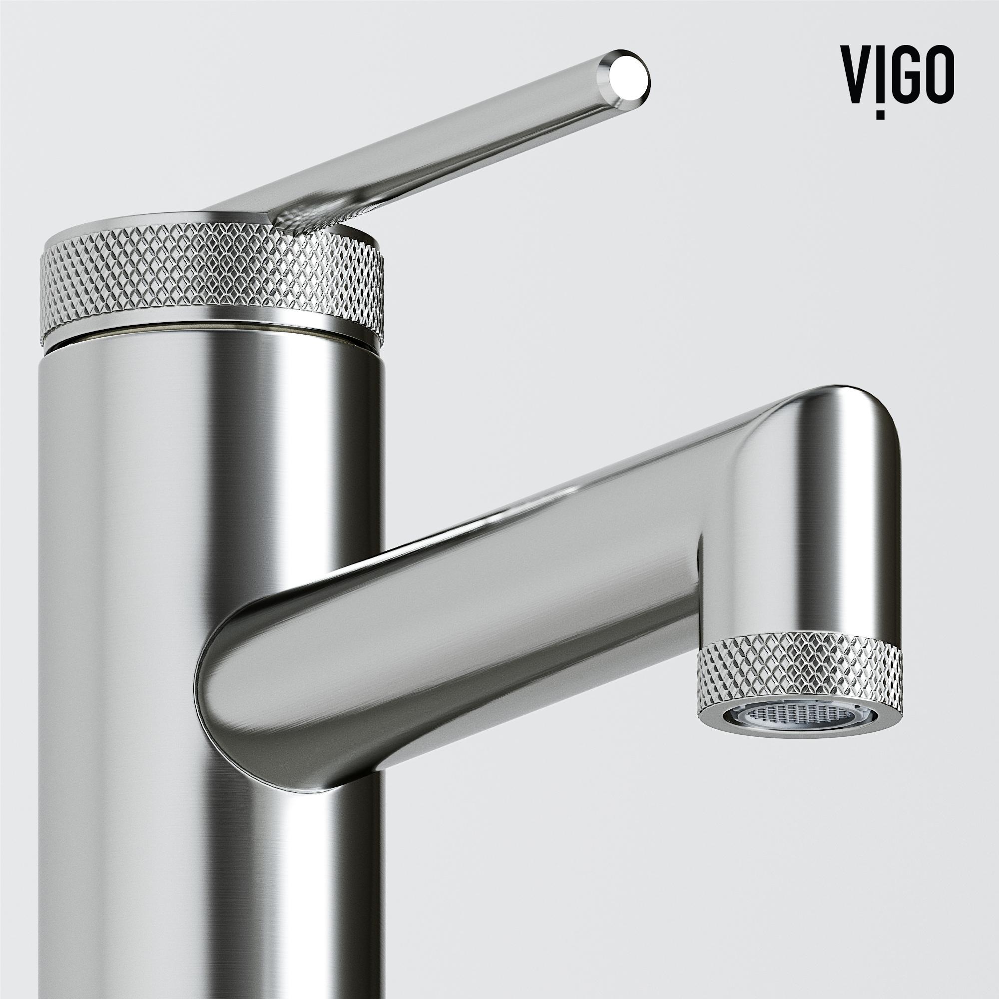 Sterling Single Handle Single-Hole Bathroom Faucet Set with Deck Plate
