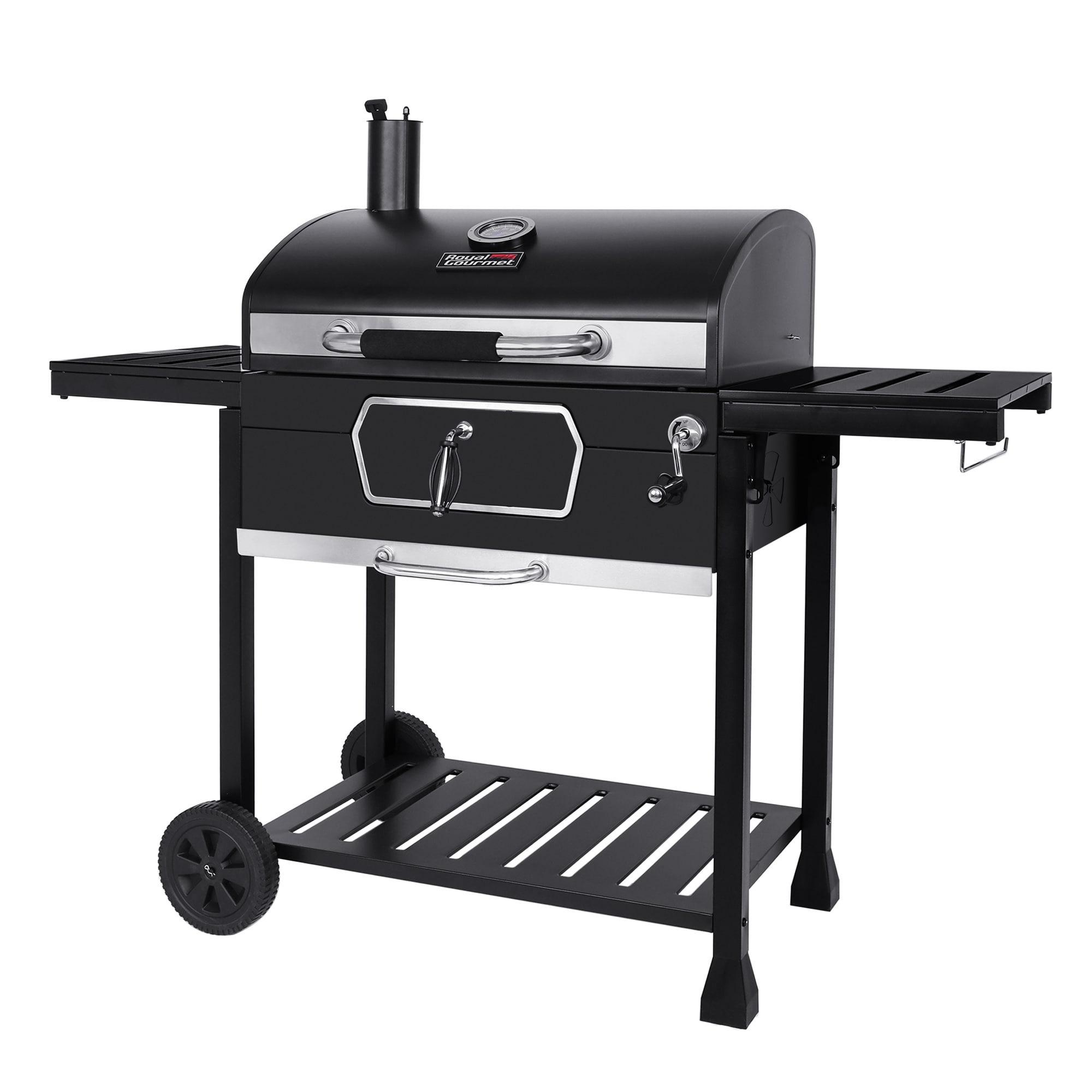 Royal Gourmet Deluxe 30-Inch Charcoal Grill, Black