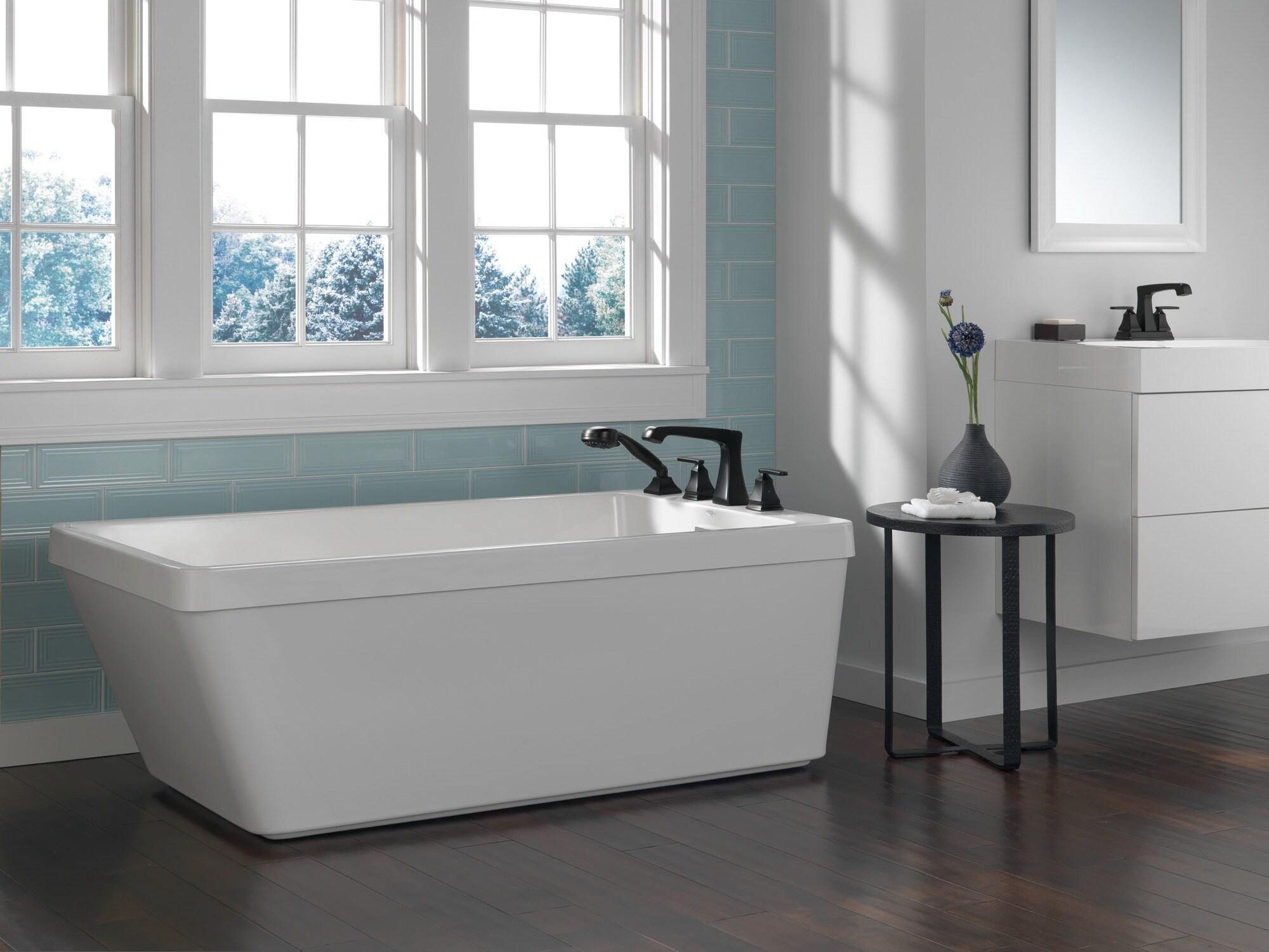 Vero Single Hole Bathroom Faucet with Drain Assembly, Single Handle Bathroom Sink Faucet