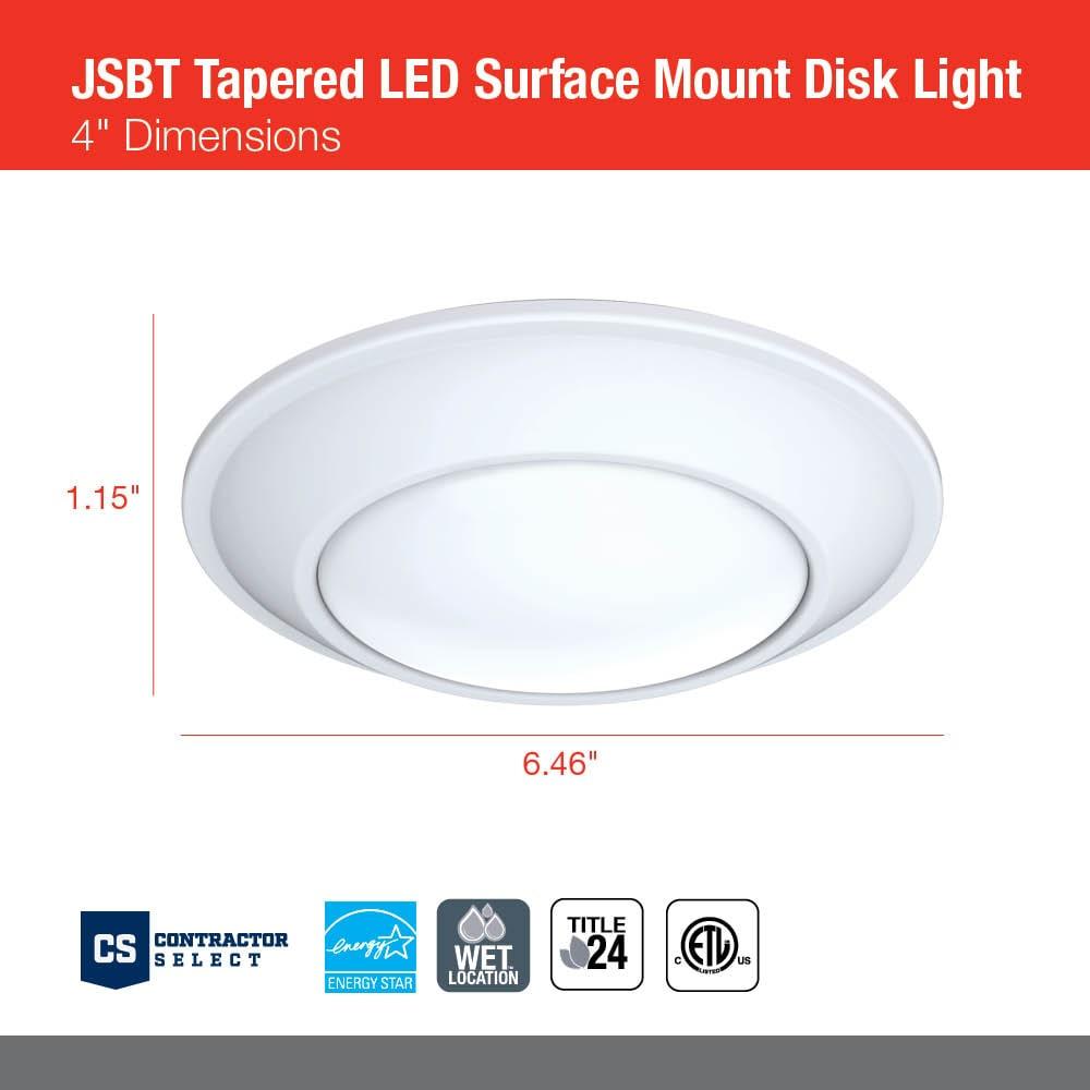 4'' Dimmable LED Canless Recessed Lighting Kit