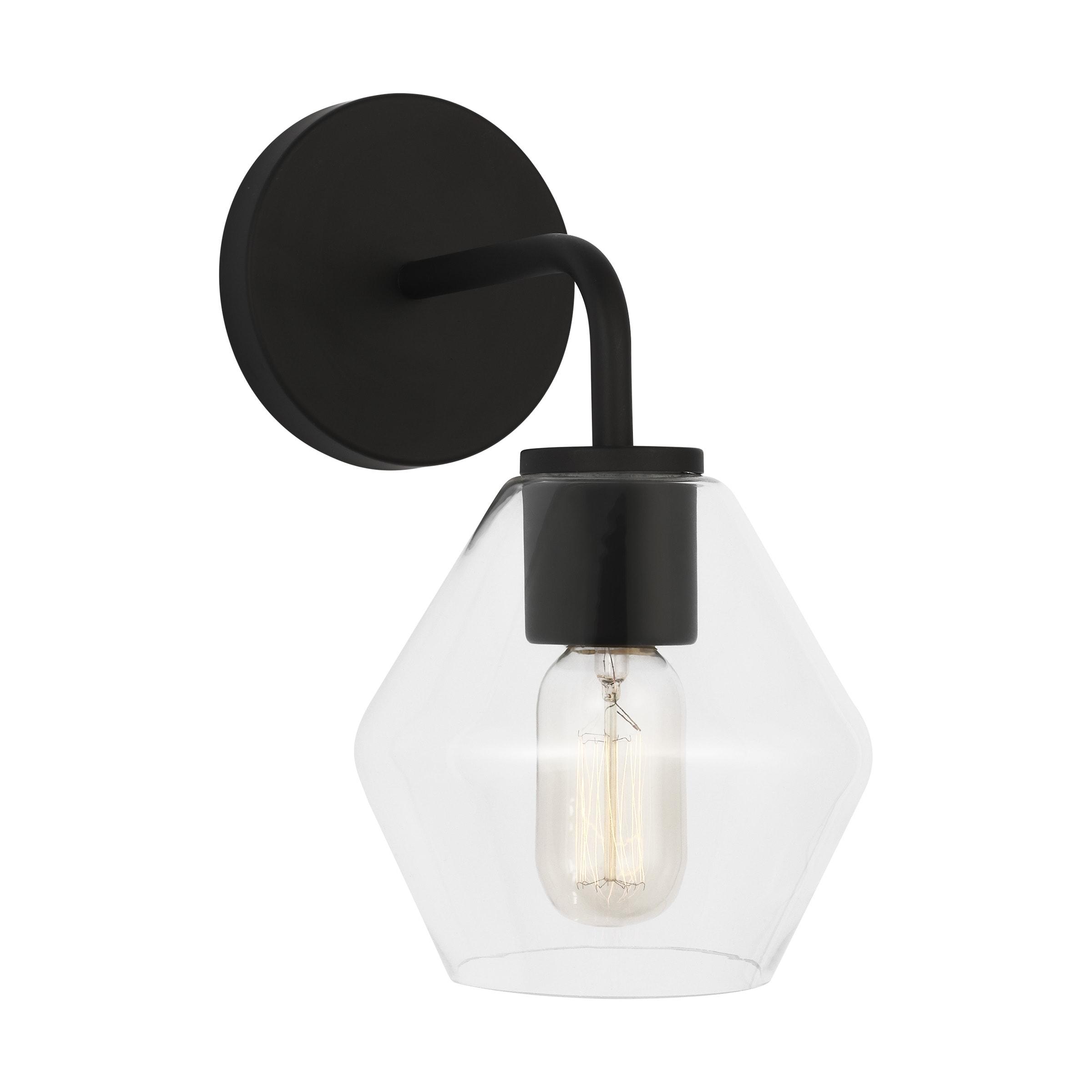 Generation Lighting Jett 6-in 1-Light Matte Black Transitional Vanity Light