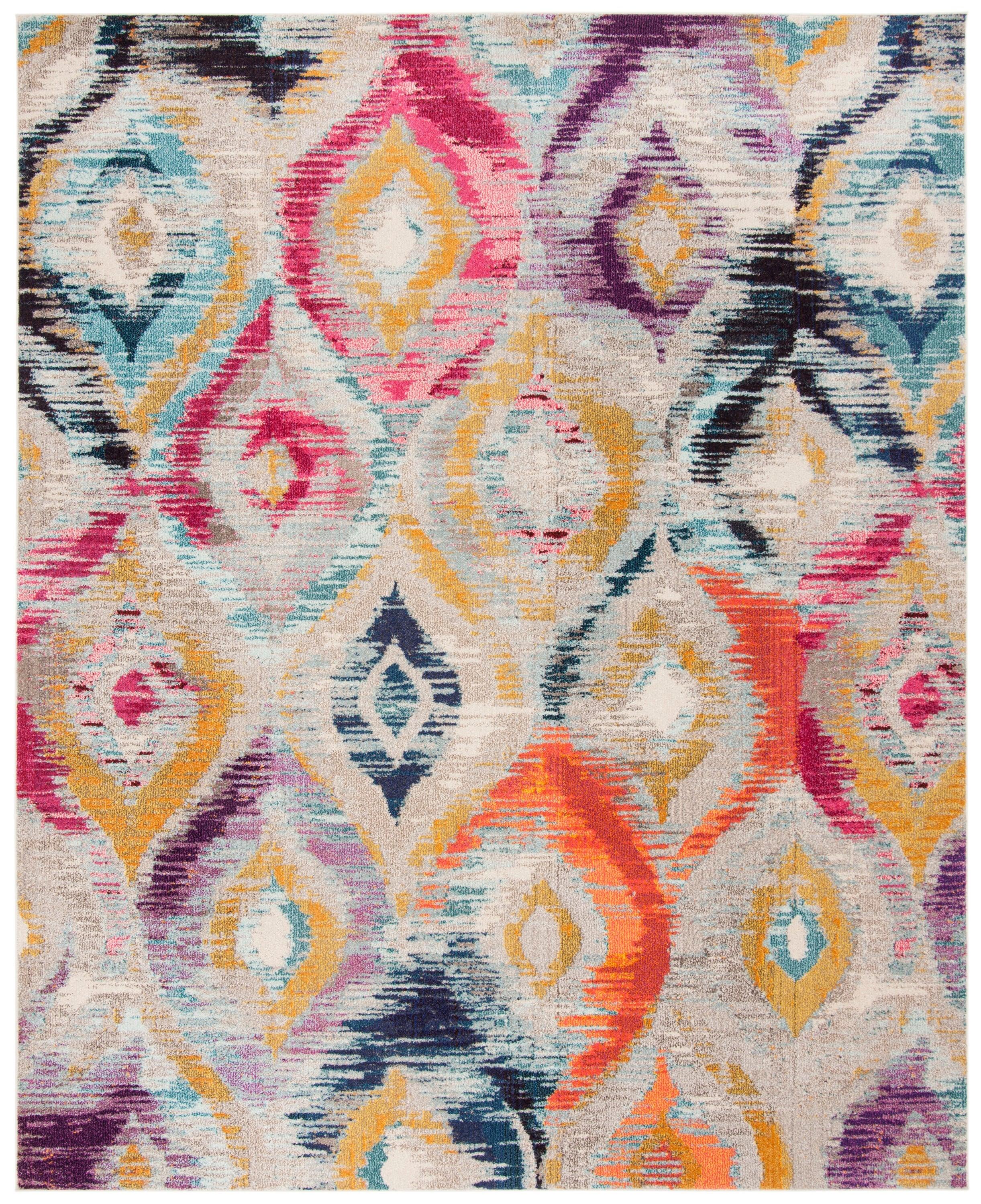 Monaco MNC242 Power Loomed Indoor Area Rug - Multi - 8'x11' - Safavieh.