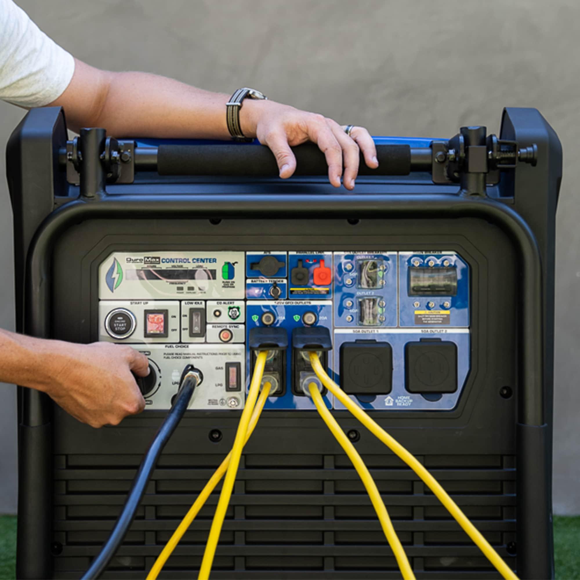 DuroMax XP16000iH 16,000 Watt Dual Fuel Portable Inverter Generator with CO Alert