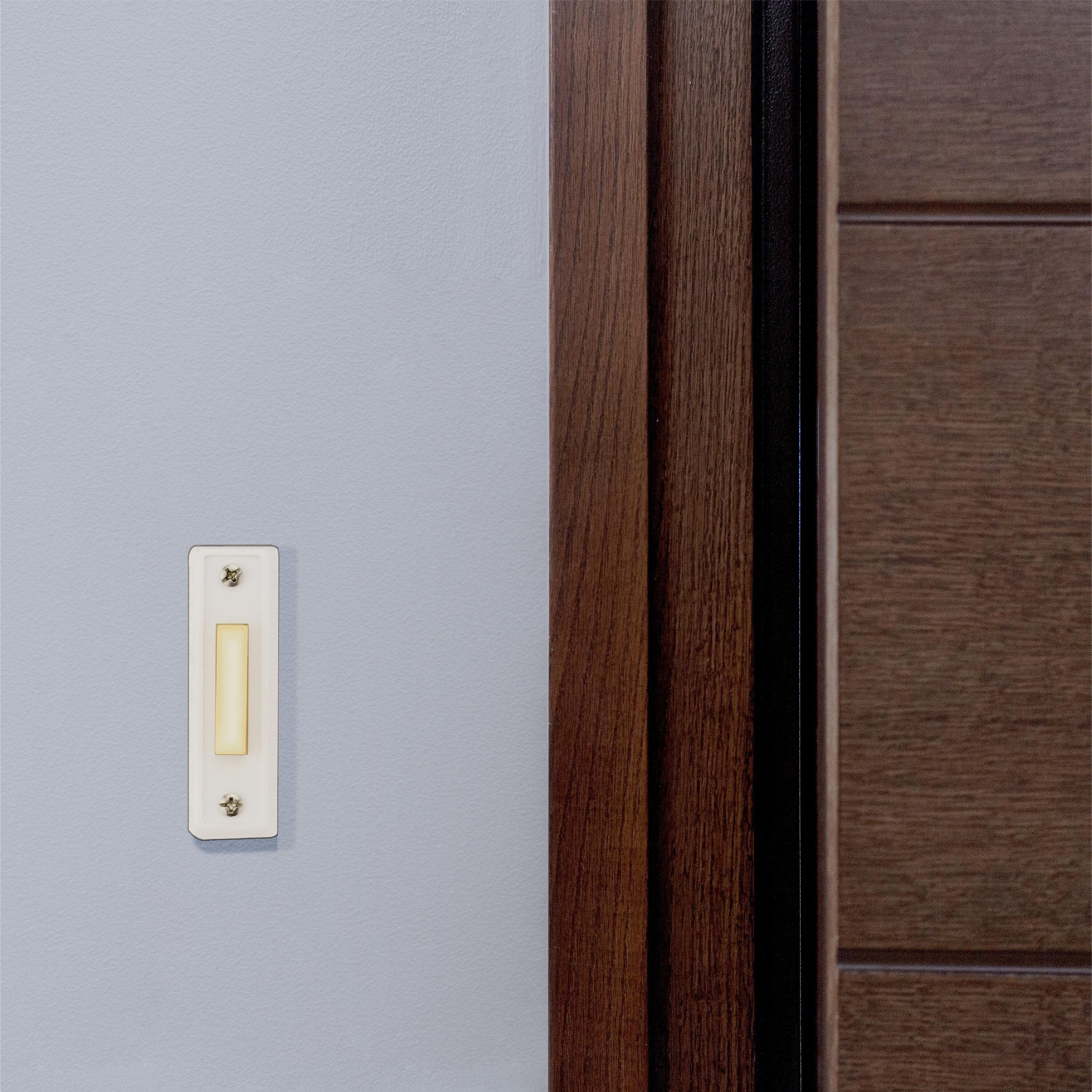 Newhouse Hardware White Doorbell replacement button