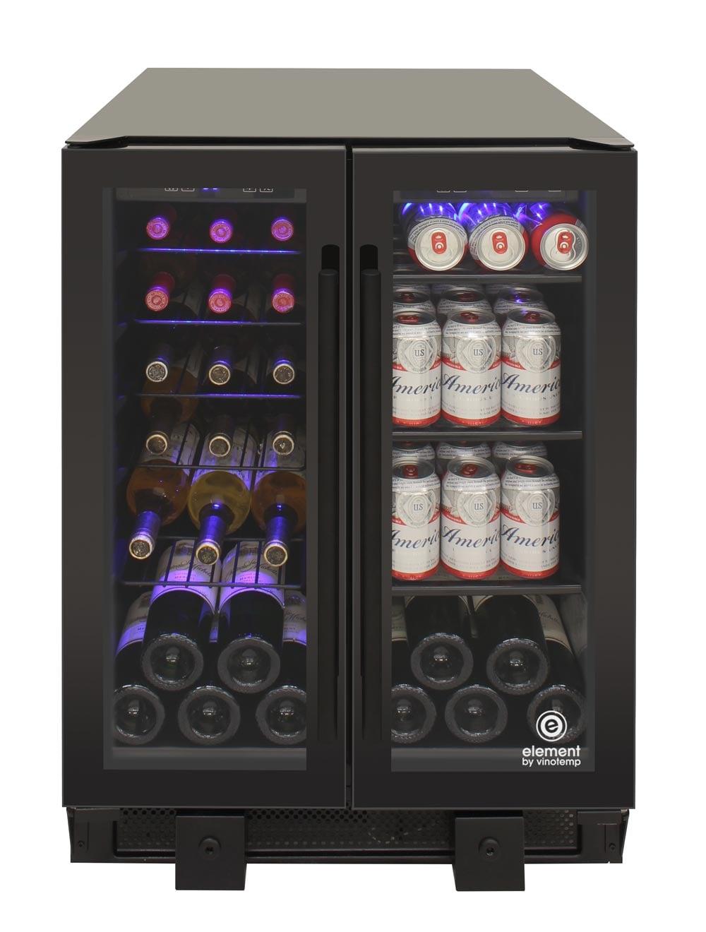 Vinotemp Butler Series Touch Screen Wine and Beverage Cooler with French Doors