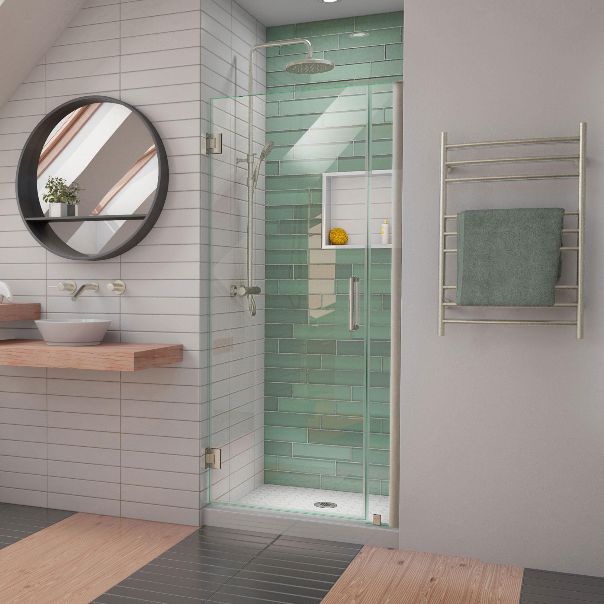 DreamLine Unidoor-LS 33'' W x 72" H Hinged Frameless Shower Door with ClearMax Technology SHDR-2033722-04