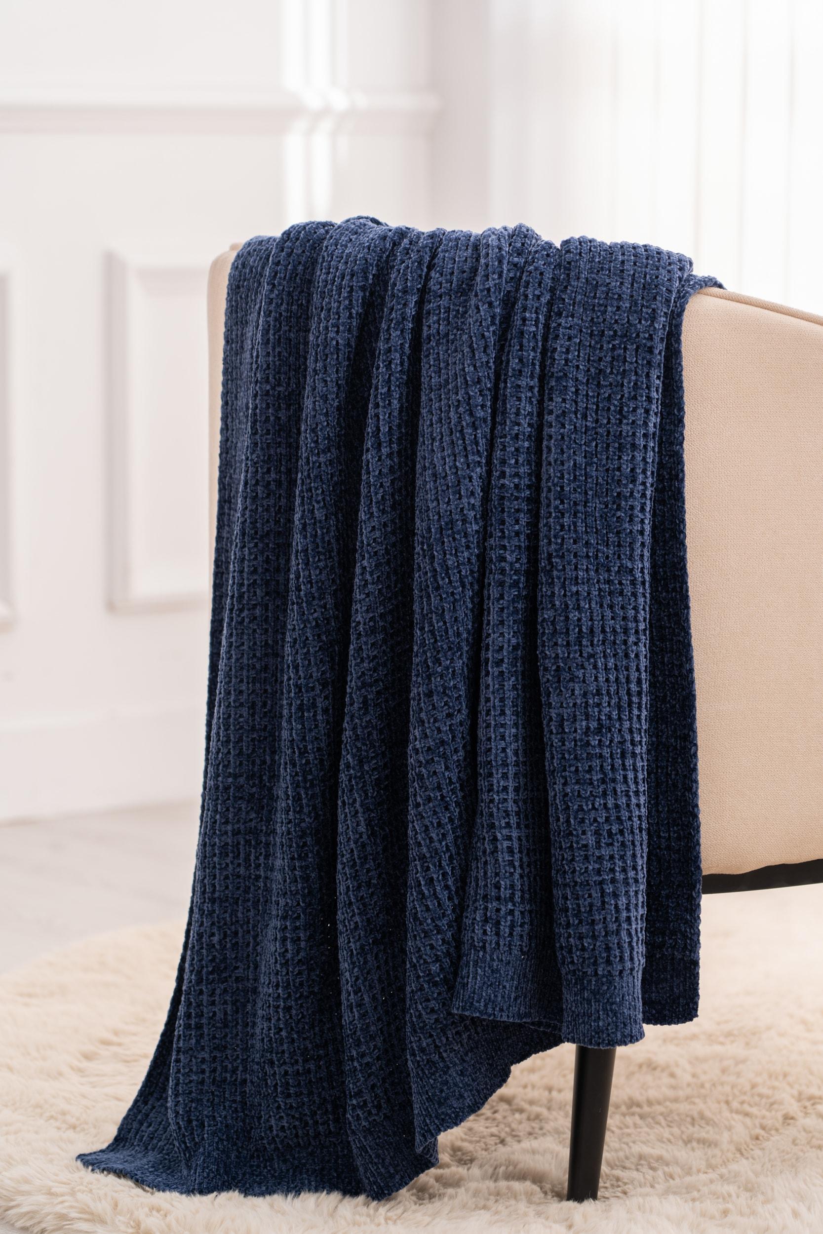 Amor Waffle Amor Waffle Chenille Knit Throw