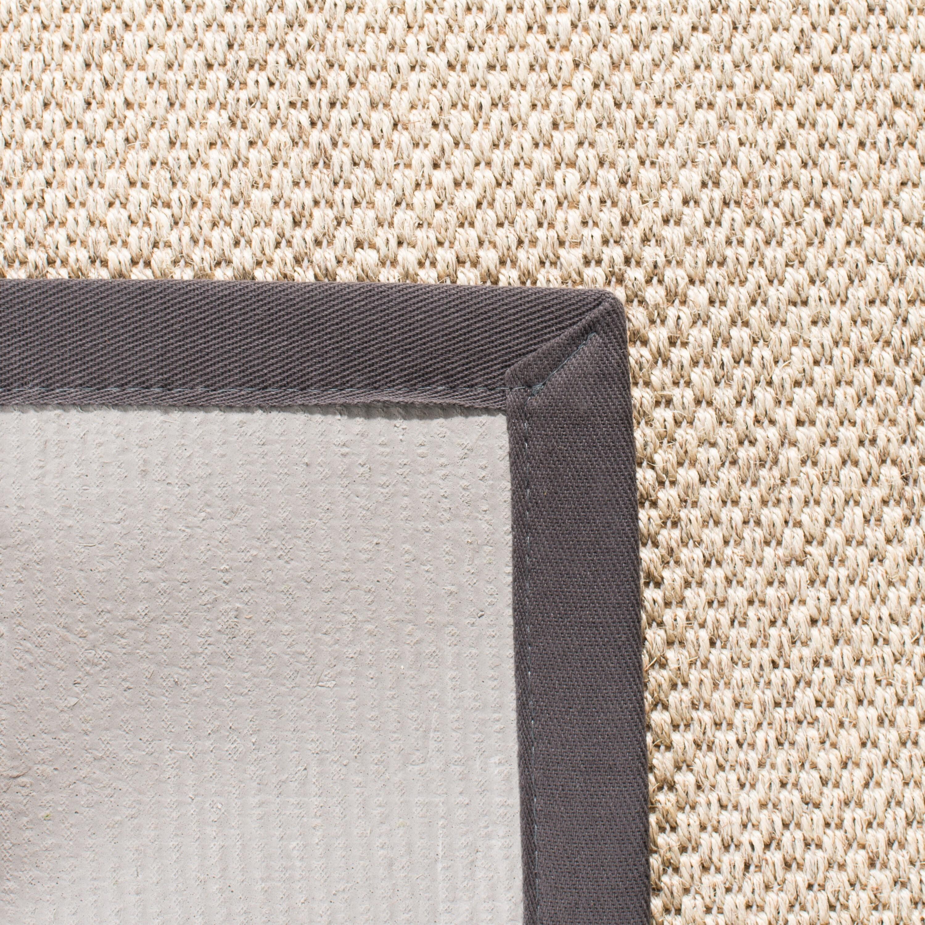 Natural Fiber NF143 Power Loomed Indoor Runner Rug - Marble/Dark Grey - 2'6"x10' - Safavieh.