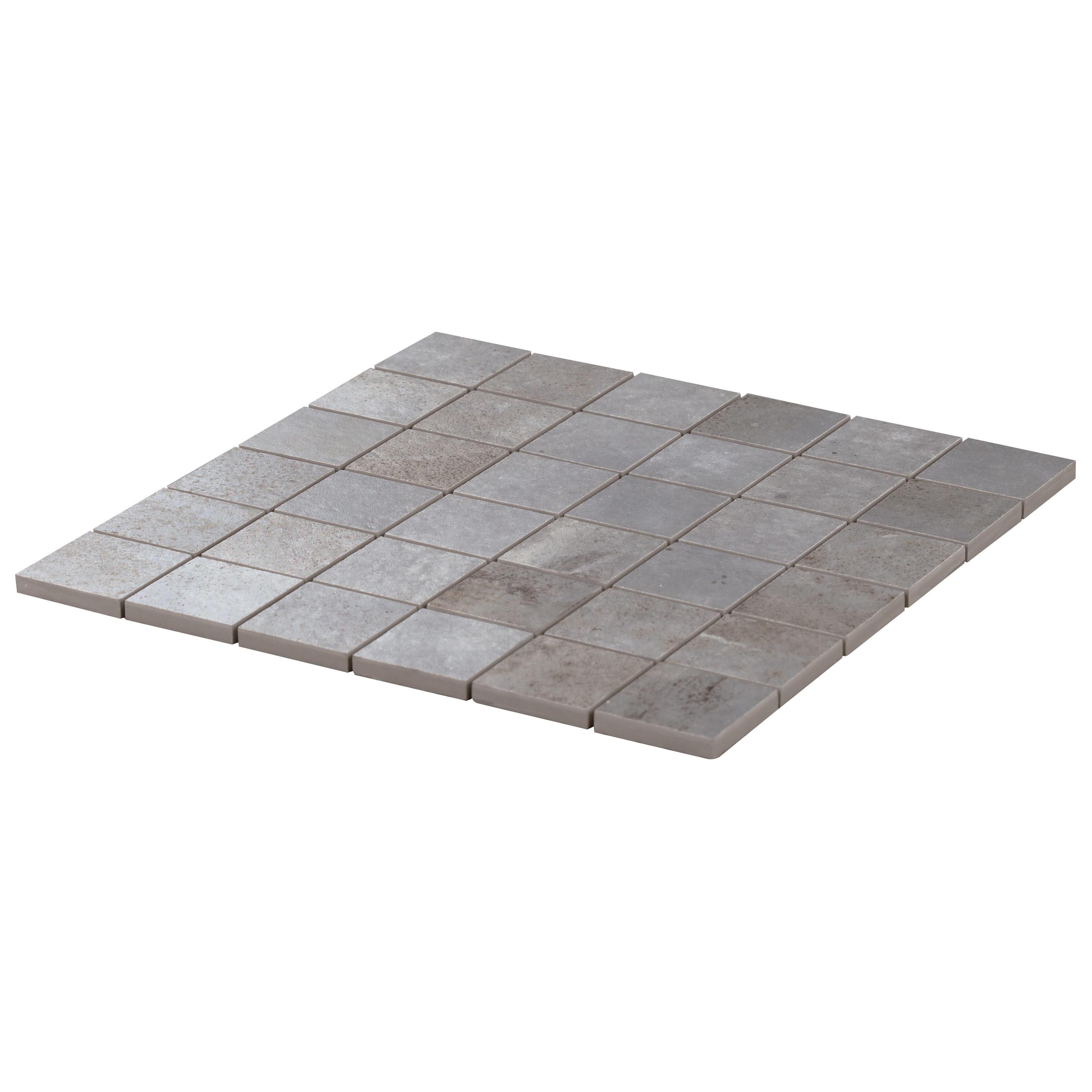 Angela Harris Fuller 11.81 in. x 11.81 in. Matte Porcelain Floor and Wall Mosaic Tile