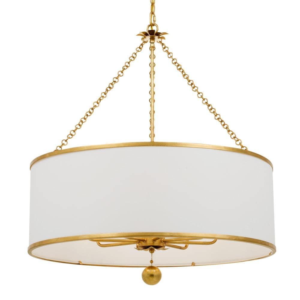 Crystorama Lighting - Eight Light Chandelier - Broche - Eight Light Chandelier