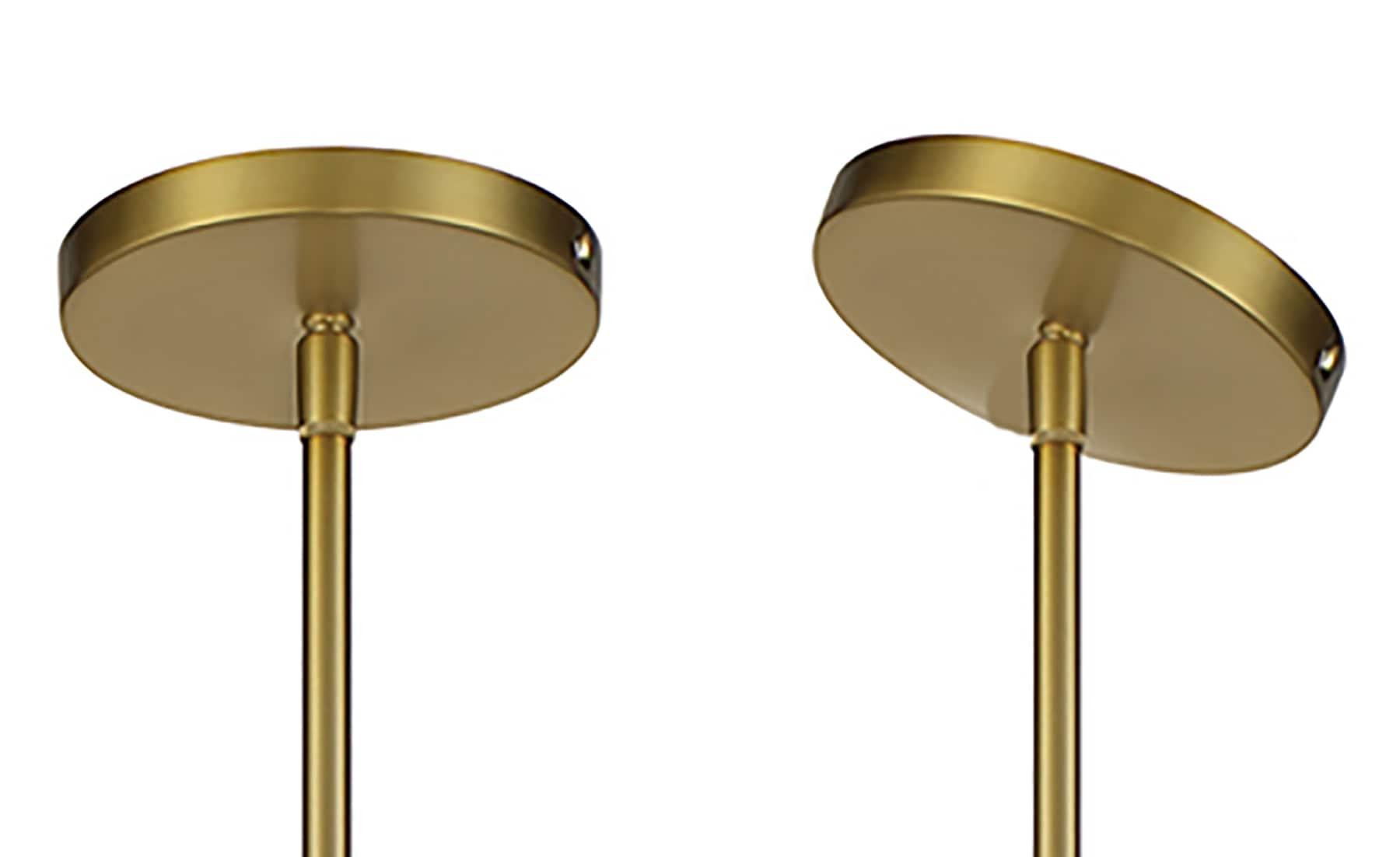 Minka Lavery Minka Lavery Chelsea Soft Brass With White Silk Chandelier